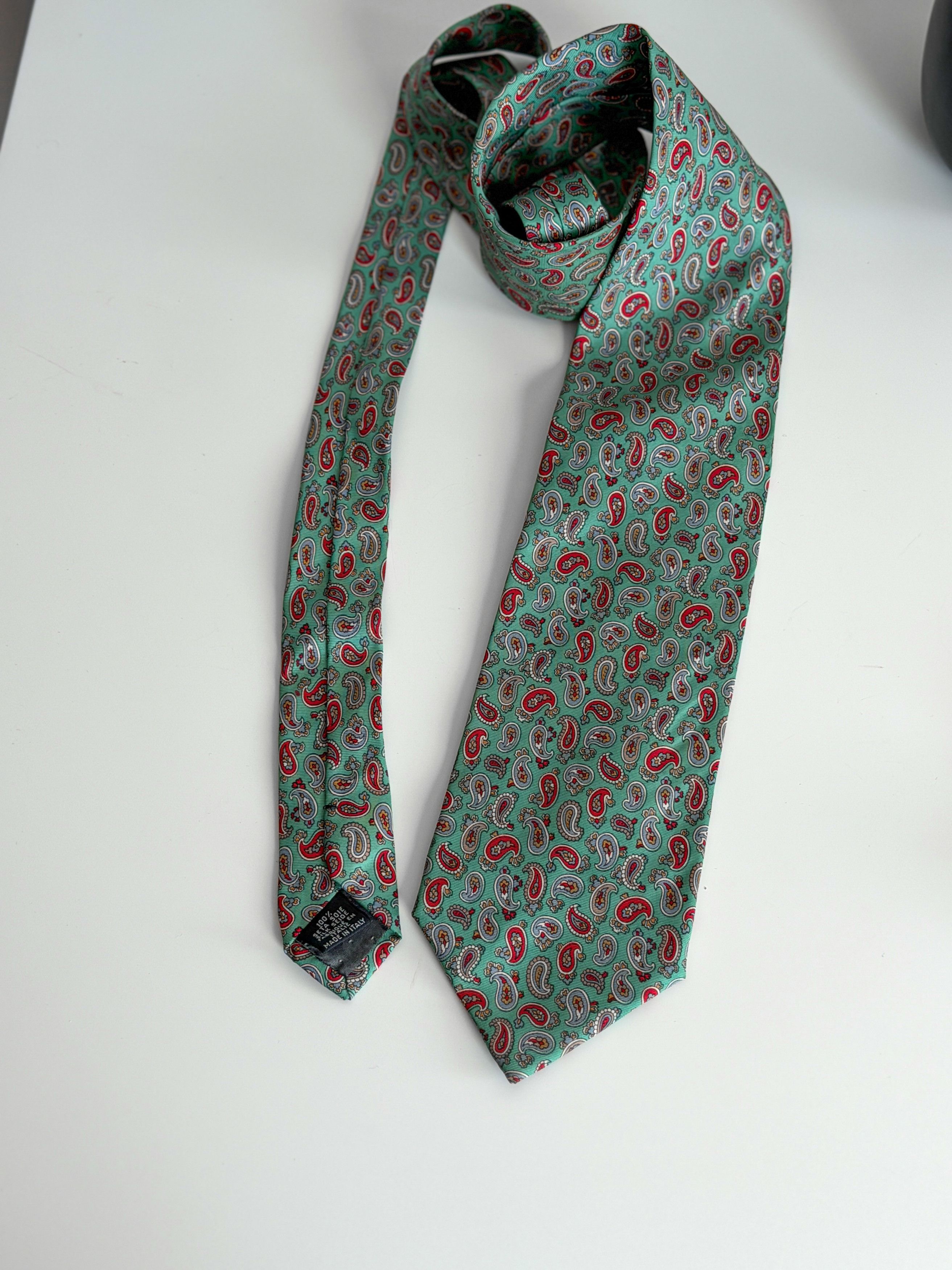 Yves Saint Laurent Yves Saint Laurent Vintage Silk Cravat Made in Italy Size ONE SIZE - 5 Thumbnail