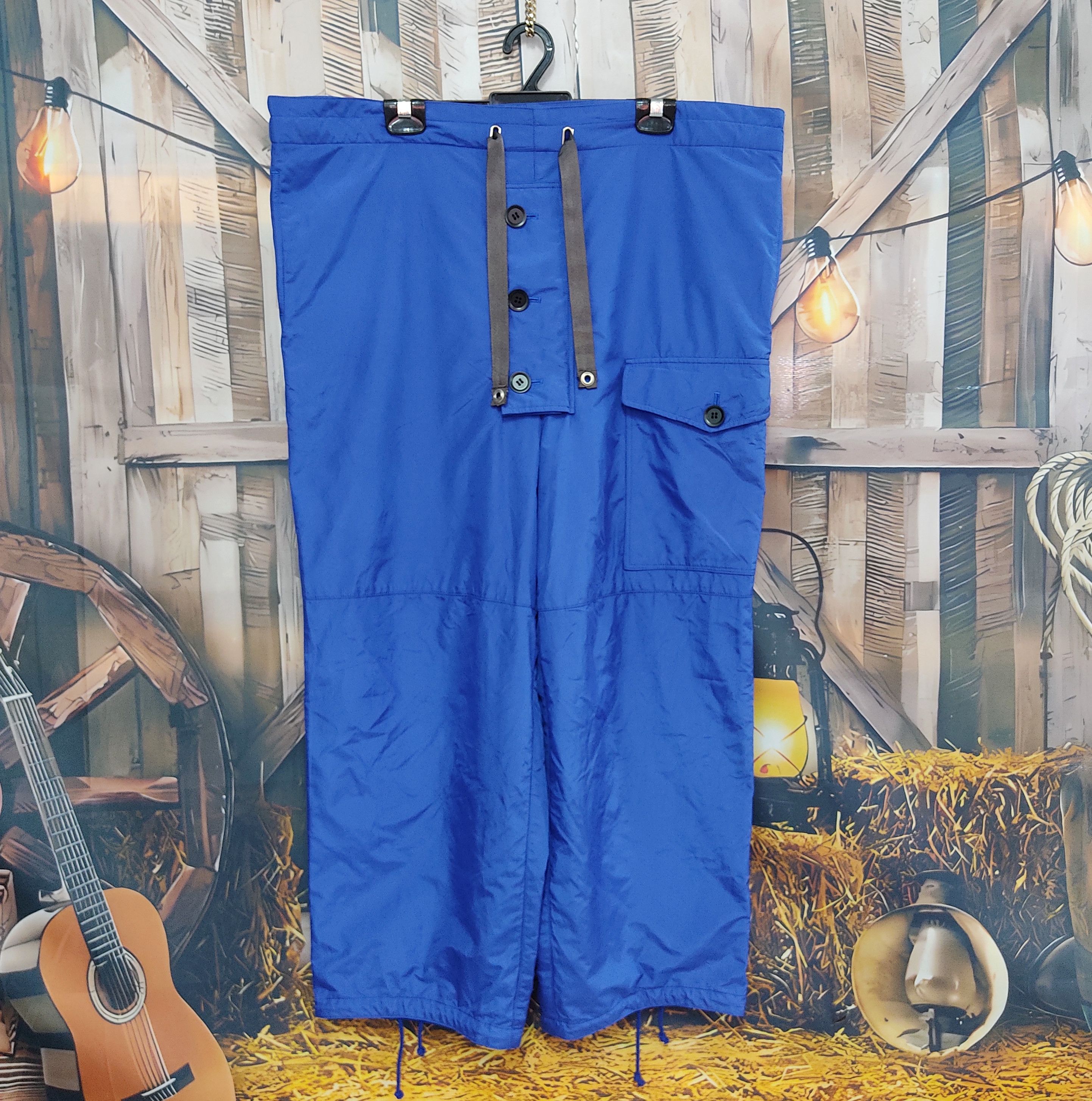 Issey Miyake Rare!! iS Nylon-Blend Oversized Cargo Jumpsuit Pants Size US 33 - 1 Thumbnail