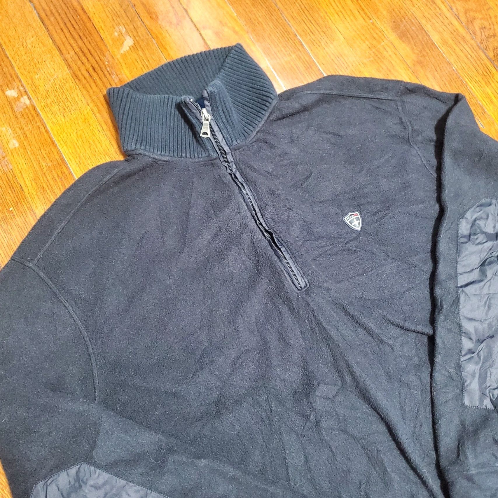 Polo Ralph Lauren Vintage Polo Ralph Lauren Jacket Men 2XL Black Fleece Elbow Patch 1/4 Zip Polo Ralph Lauren Jacket Men 2XL Black Fleece Elbow Patch 1/4 Zip Size US XXL / EU 58 / 5 - 4 Thumbnail
