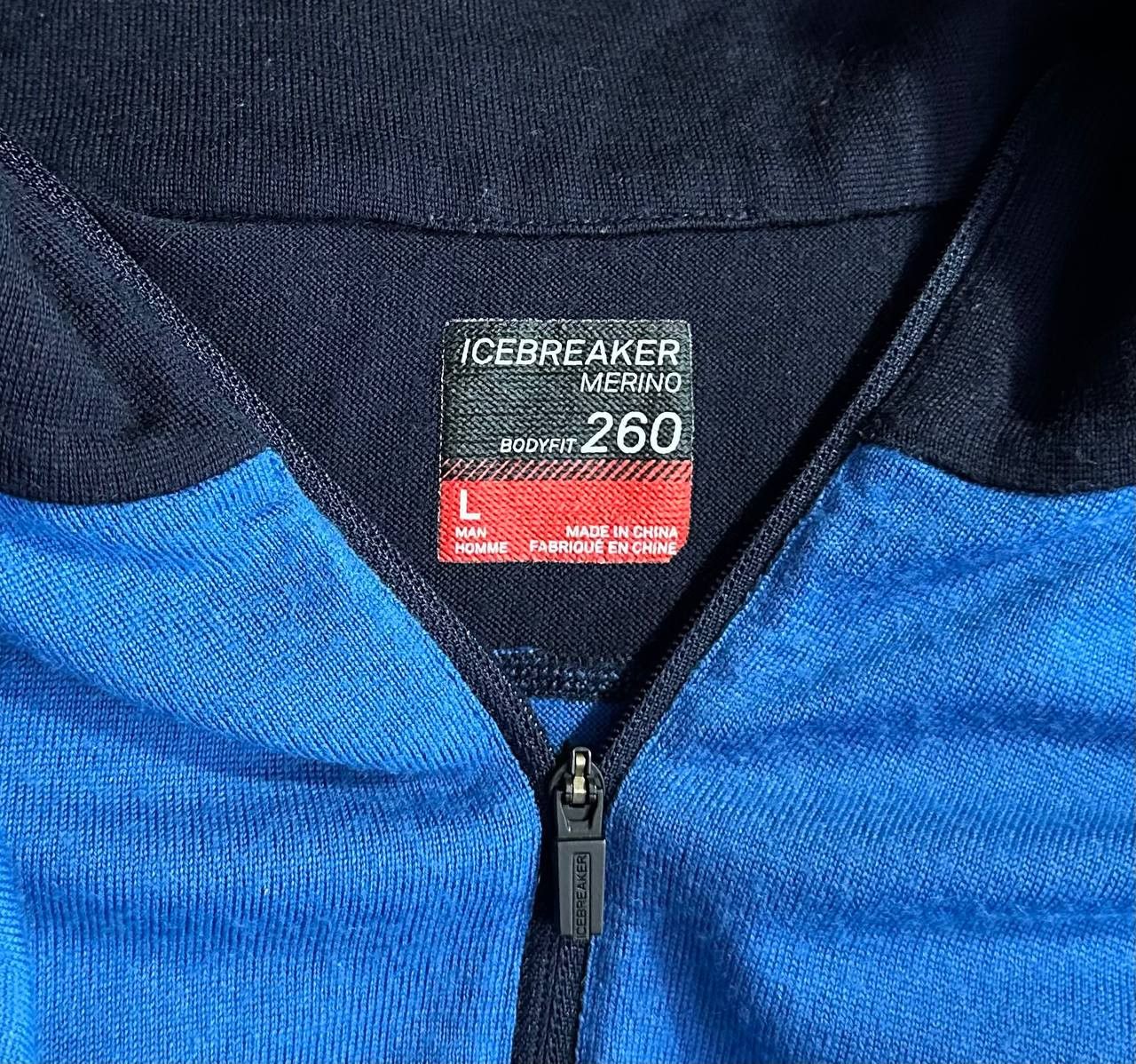 Icebreaker Icebreaker 1/4 Zip Pullover Bodyfit 260 Merino Wool Sweater Size US L / EU 52-54 / 3 - 8 Thumbnail
