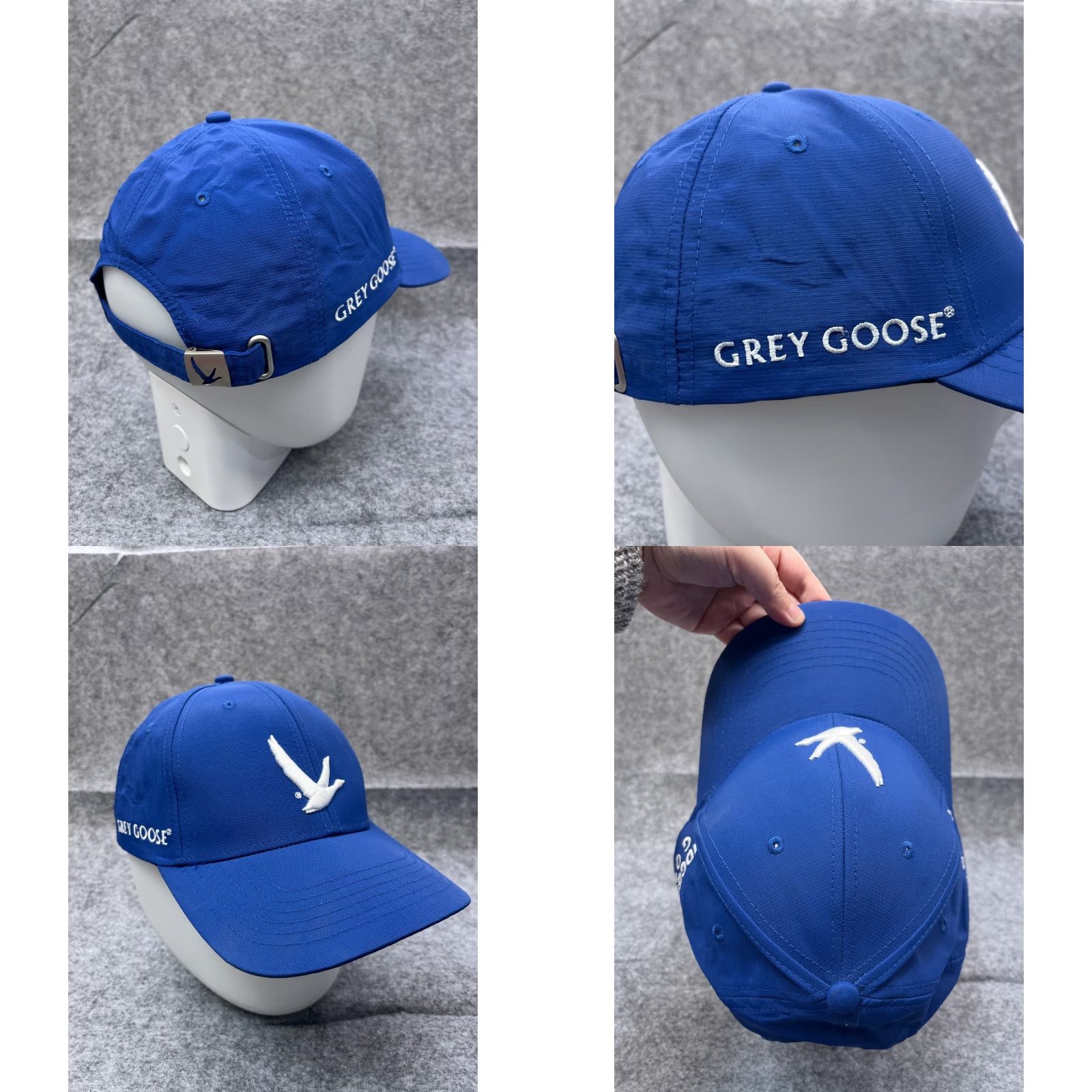 Vintage Bridgestone Hat Cap Golf Mens One Size Blue Cotton Polyester Twill Adjustable Outdoor Golf Hat Cap0.14 Size ONE SIZE - 8 Thumbnail