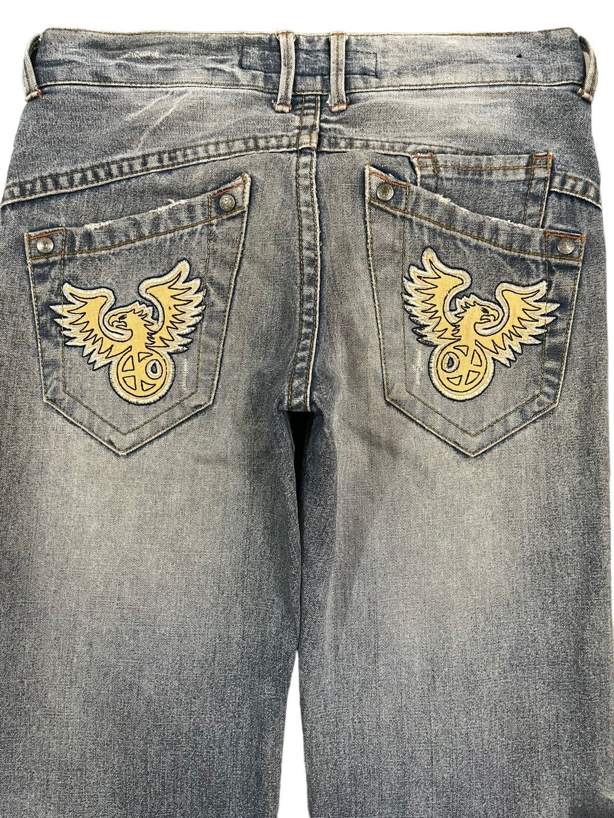 KMRii Vintage Japanese Brand Blue Wash Style Baggy Jeans Size US 32 / EU 48 - 4 Thumbnail
