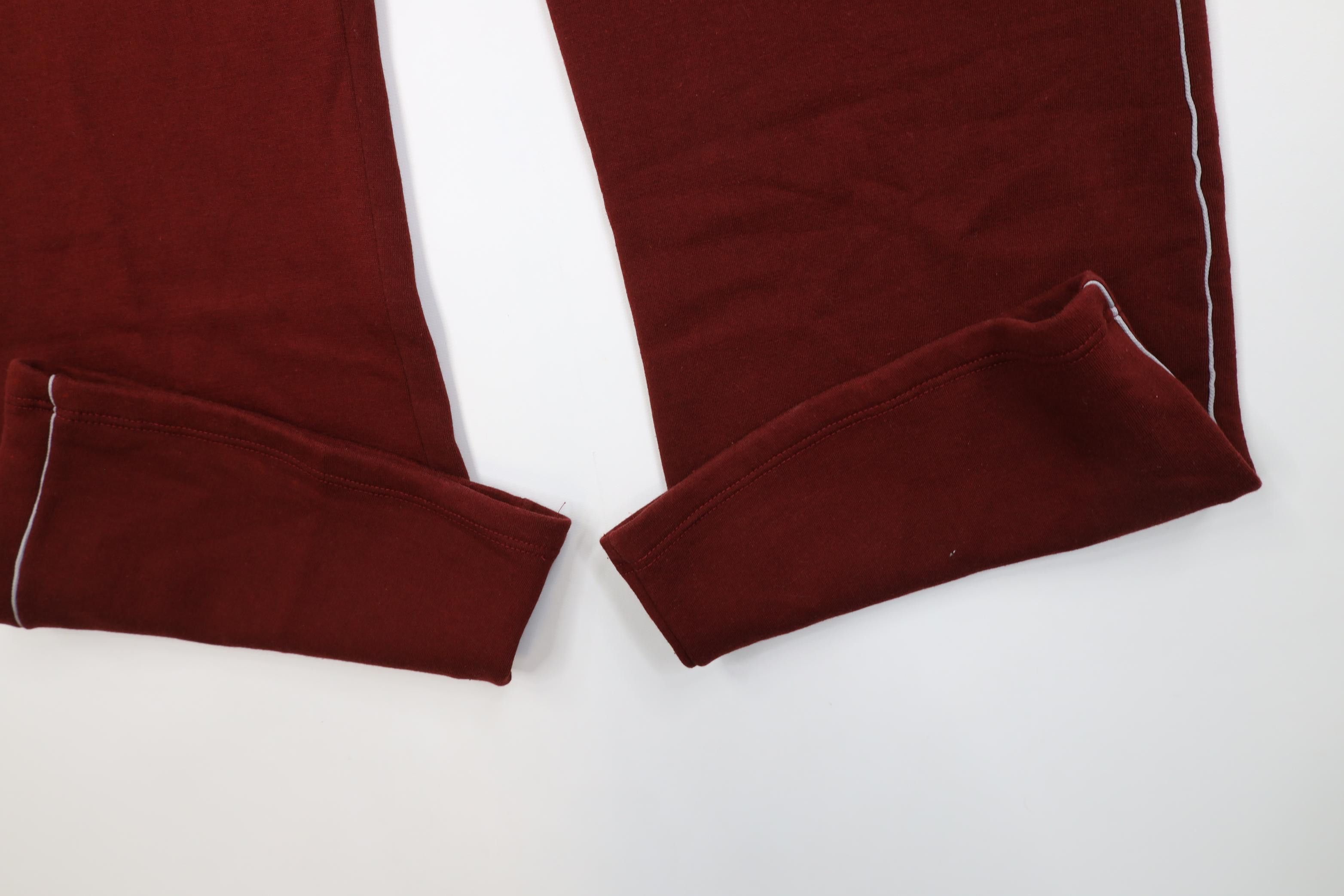 Vintage Vintage 70s 80s Streetwear Flared Wide Leg Sweatpants Red Size US 40 / EU 56 - 5 Thumbnail
