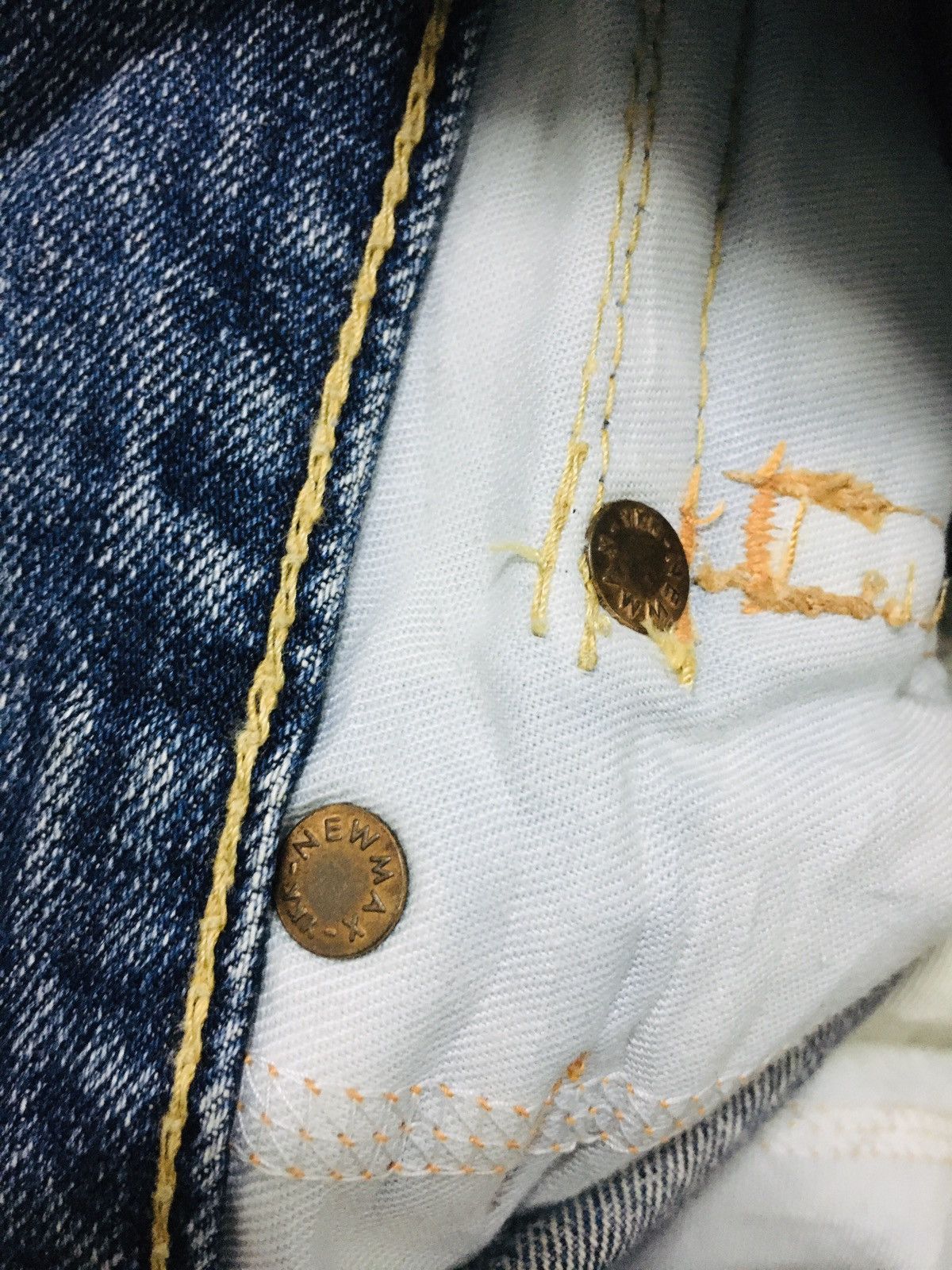 Japanese Brand Unbranded Distressed Flare Jeans (Y01) Size US 33 - 8 Thumbnail