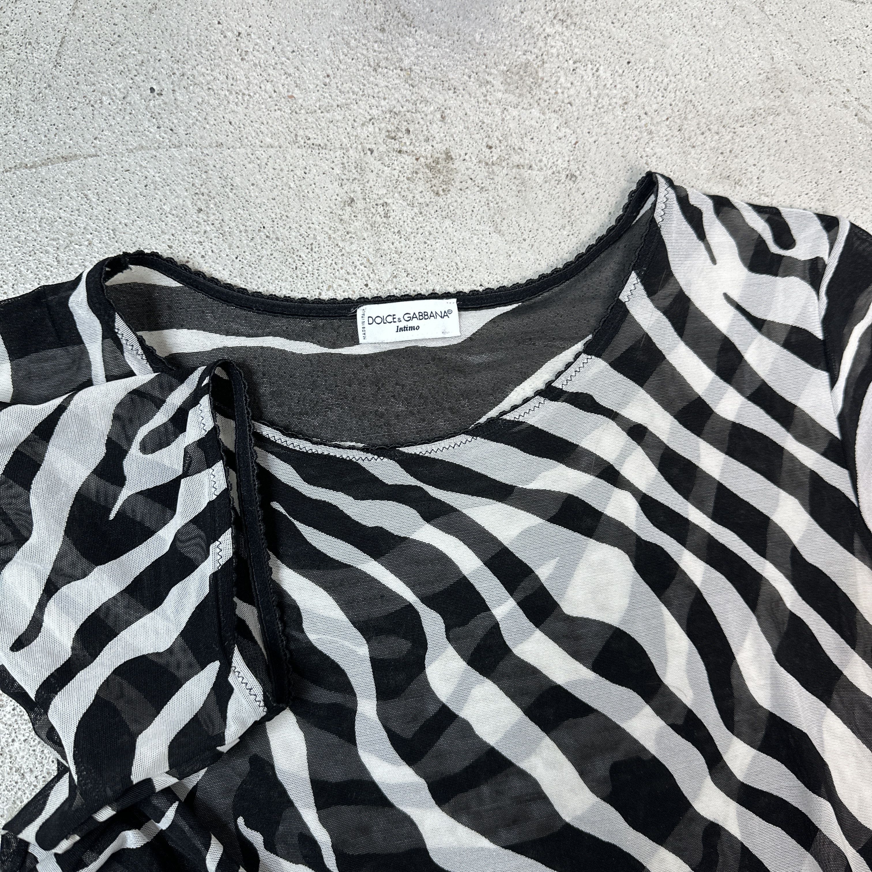 Dolce & Gabbana Vintage Dolce & Gabbana T-shirt Zebra Print Size S / US 4 / IT 40 - 3 Thumbnail