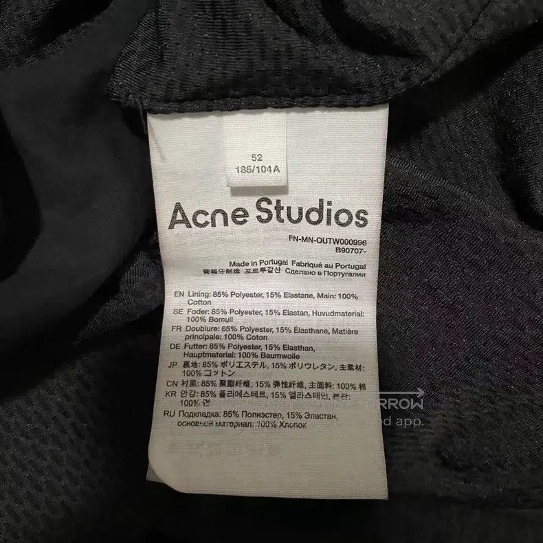 Acne Studios Acne Studios Make an old letter printed coach jacket Size US L / EU 52-54 / 3 - 4 Thumbnail