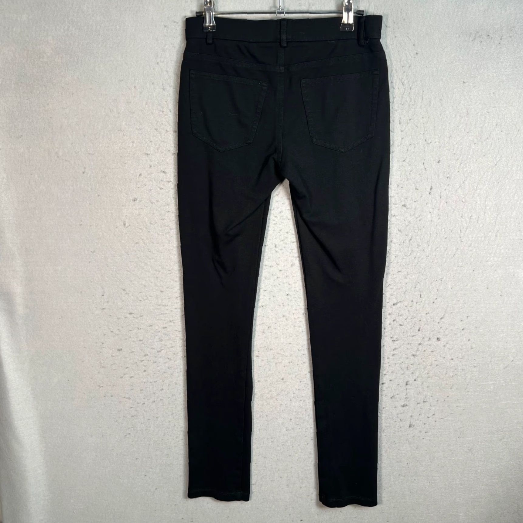 Theory Theory Womens Size Small Black Skinny Fit Stretch Pants Size 28" / US 6 / IT 42 - 2 Thumbnail