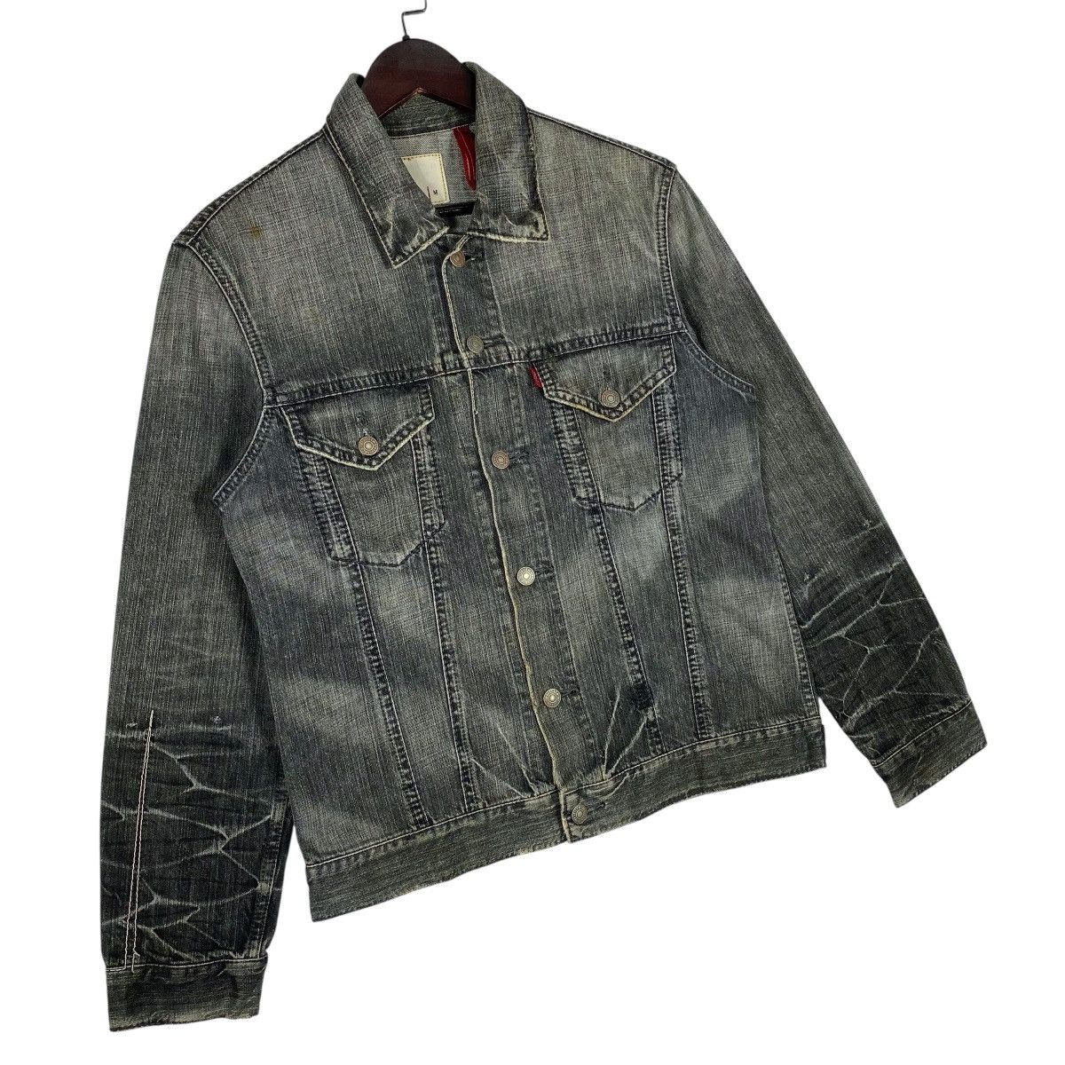 Levi's Vintage Clothing Vintage Levi Strauss Redloop Jean Jacket Faded Grey Wash Size US M / EU 48-50 / 2 - 2 Thumbnail