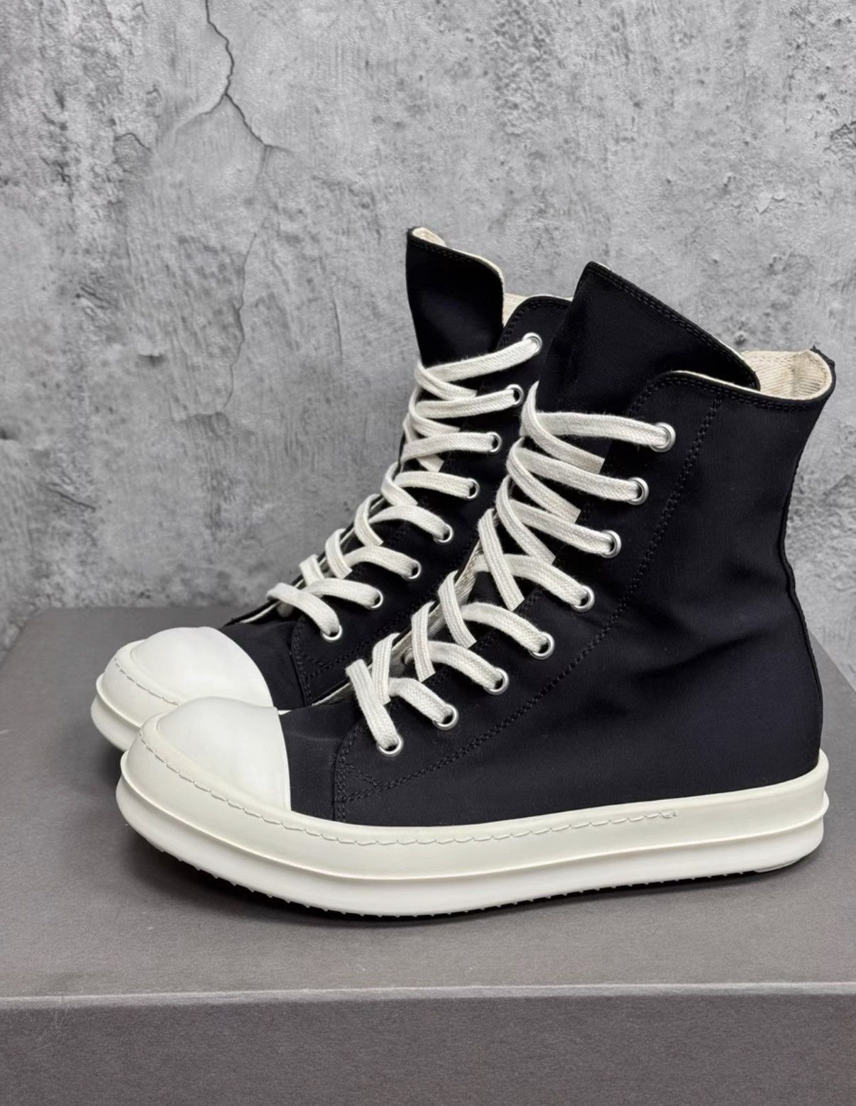 Rick Owens Rick Owens DRKSHDW High Top Ramones K37 Size US 6 / IT 36 - 3 Thumbnail