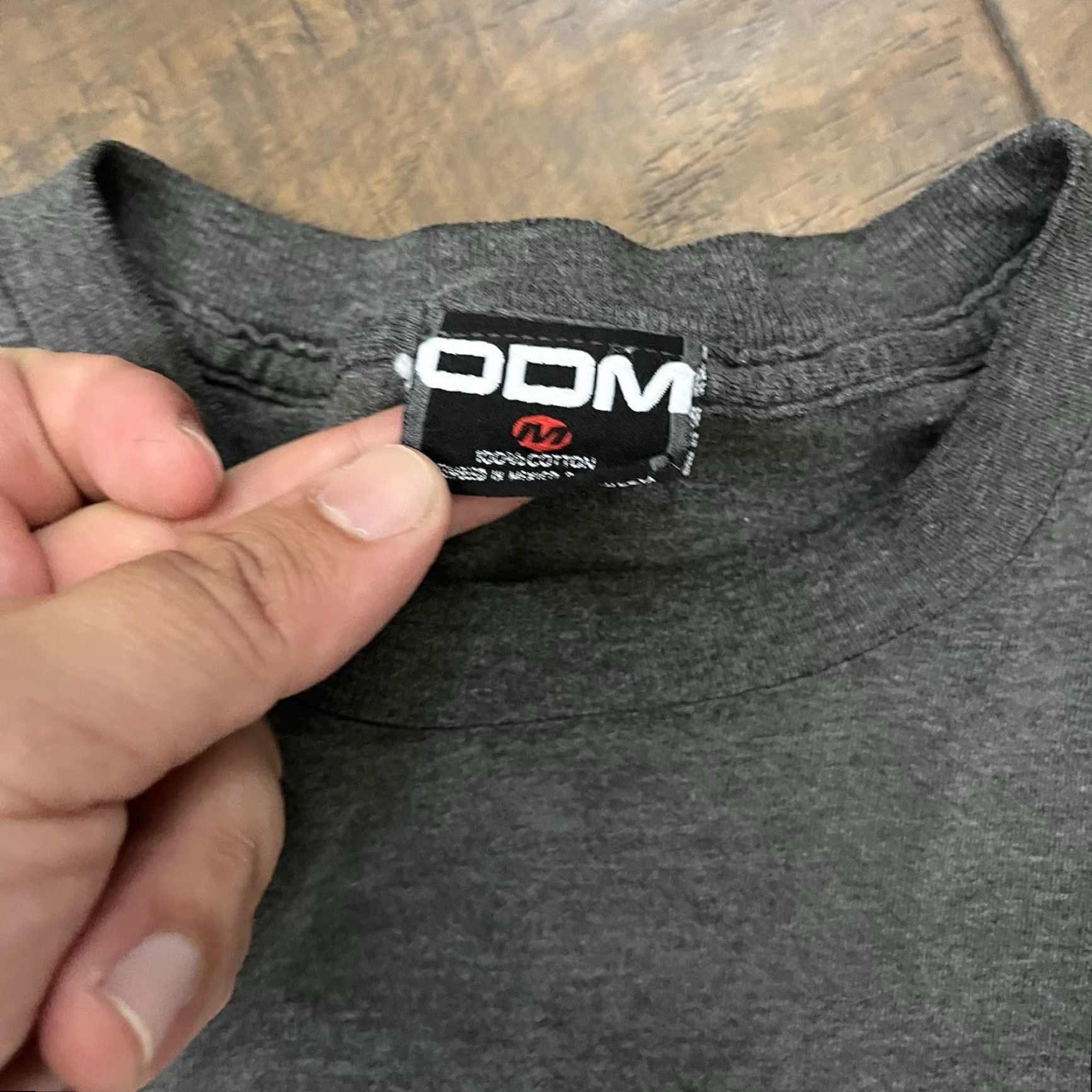 Vintage VINTAGE ODM Funny Eat Slip T-Shirt Men M Gray Cotton Short Sleeve Crew Neck Graphic Print Skate 2000s Size US M / EU 48-50 / 2 - 4 Thumbnail