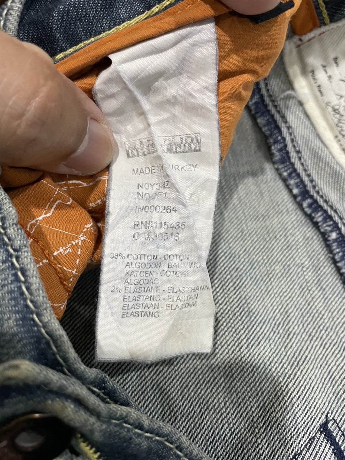 Napapijri Napapijri Stonewash Distressed Jeans Size US 34 / EU 50 - 23 Thumbnail