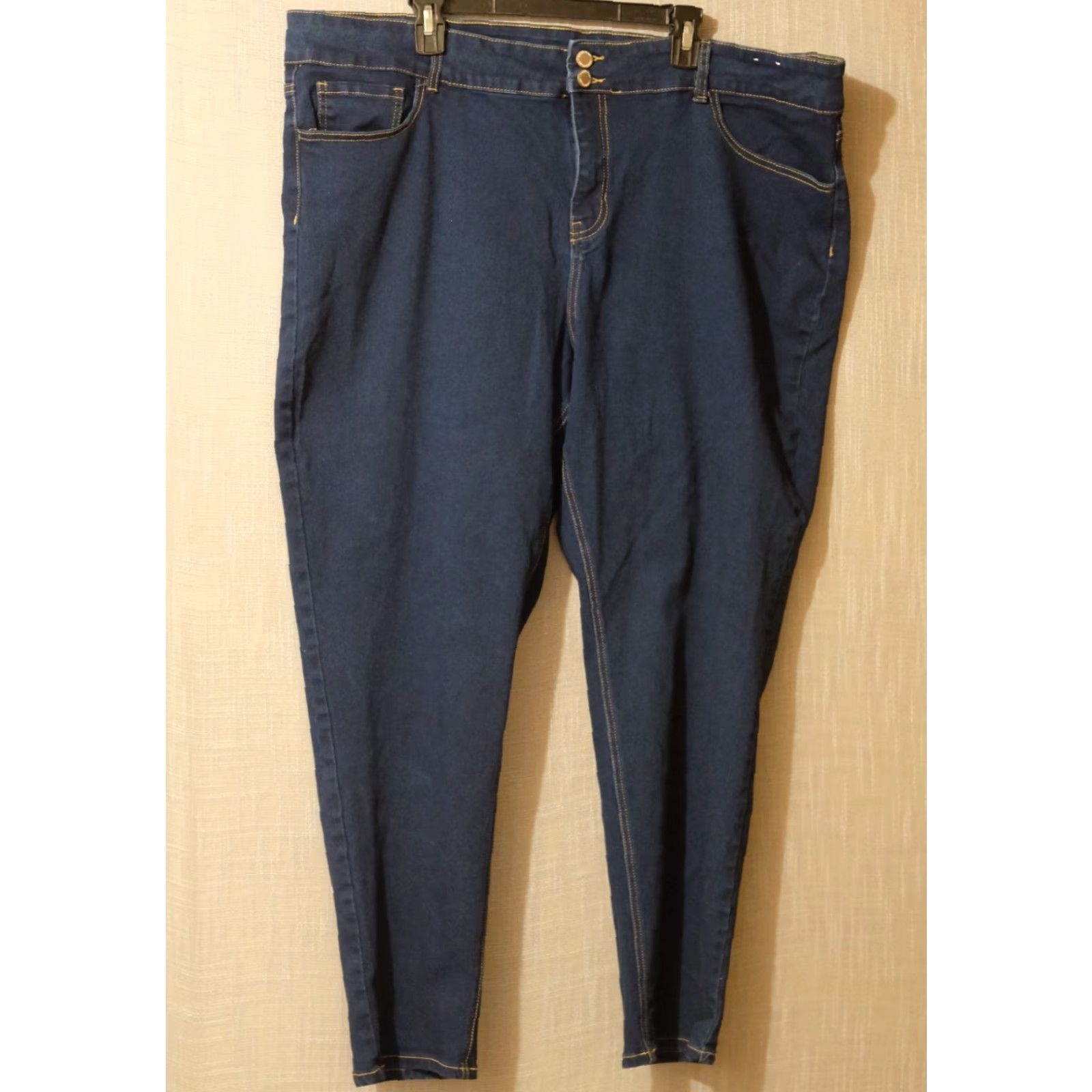 Vintage Copper Flash Curvy Jeans High-Rise Super Stretch Plus Womens 24W Denim Jeans Blue 24W Women’s Plus Size 42" / US 20 - 2 Thumbnail