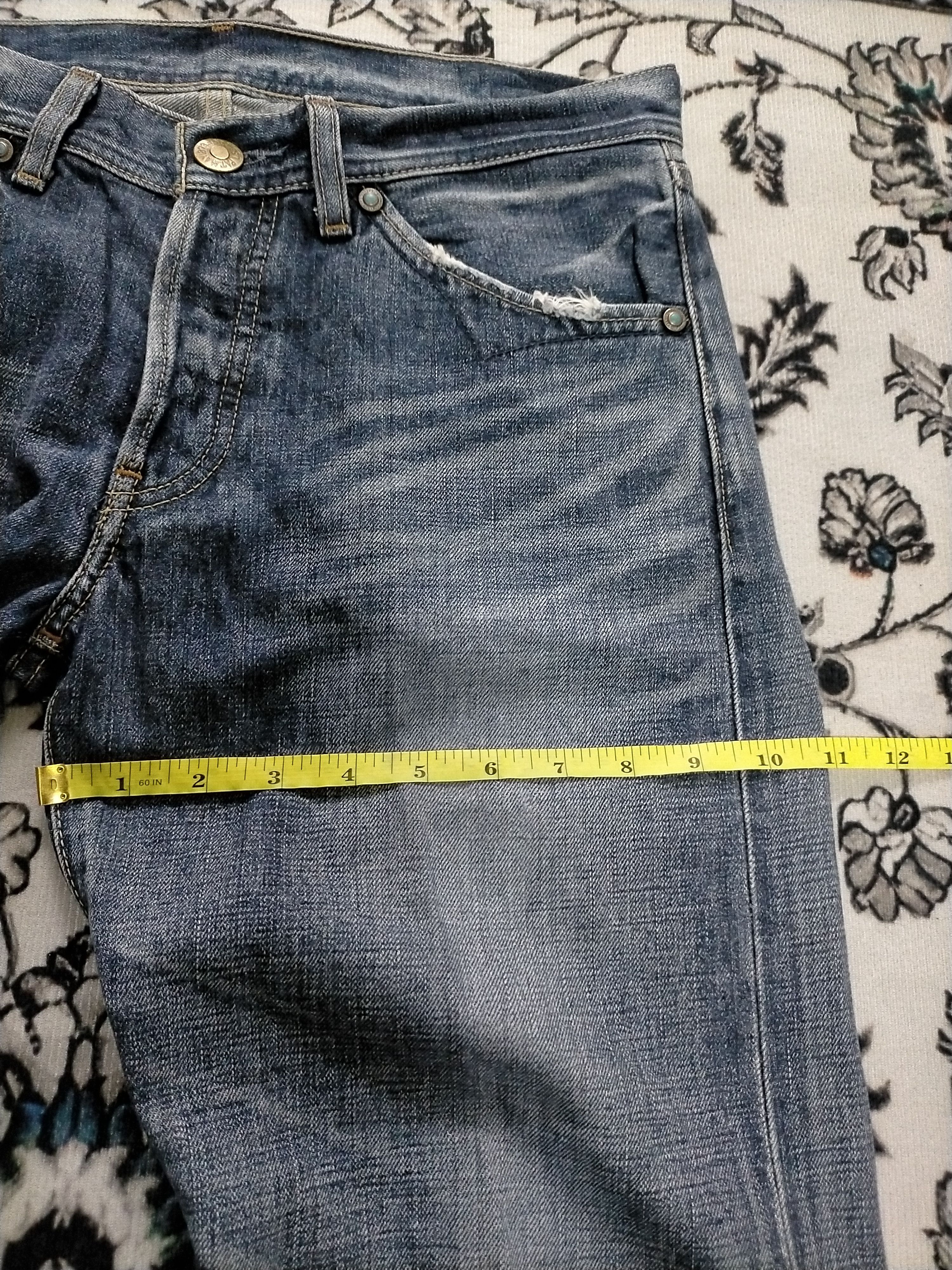 Levi's 🔥Flare 🔥Vtg Levis Mudwash Distressed Flare Jeans Size US 31 - 15 Thumbnail
