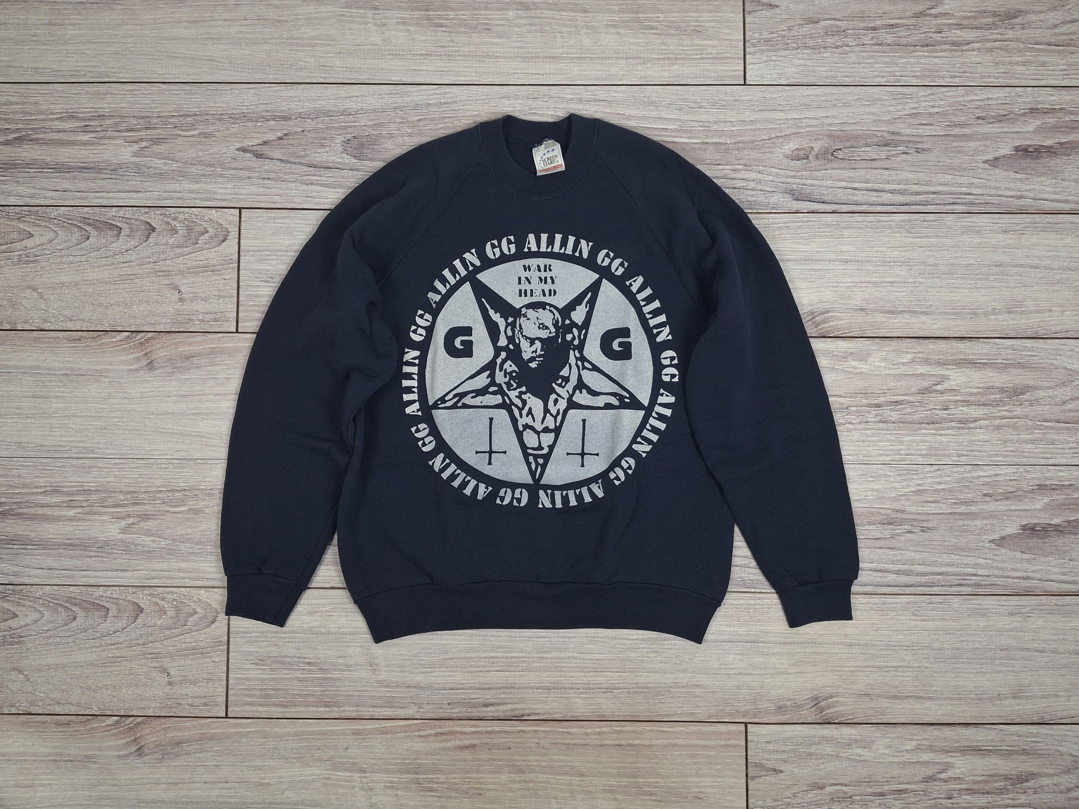 GG Allin vintage sweatshirt 90s