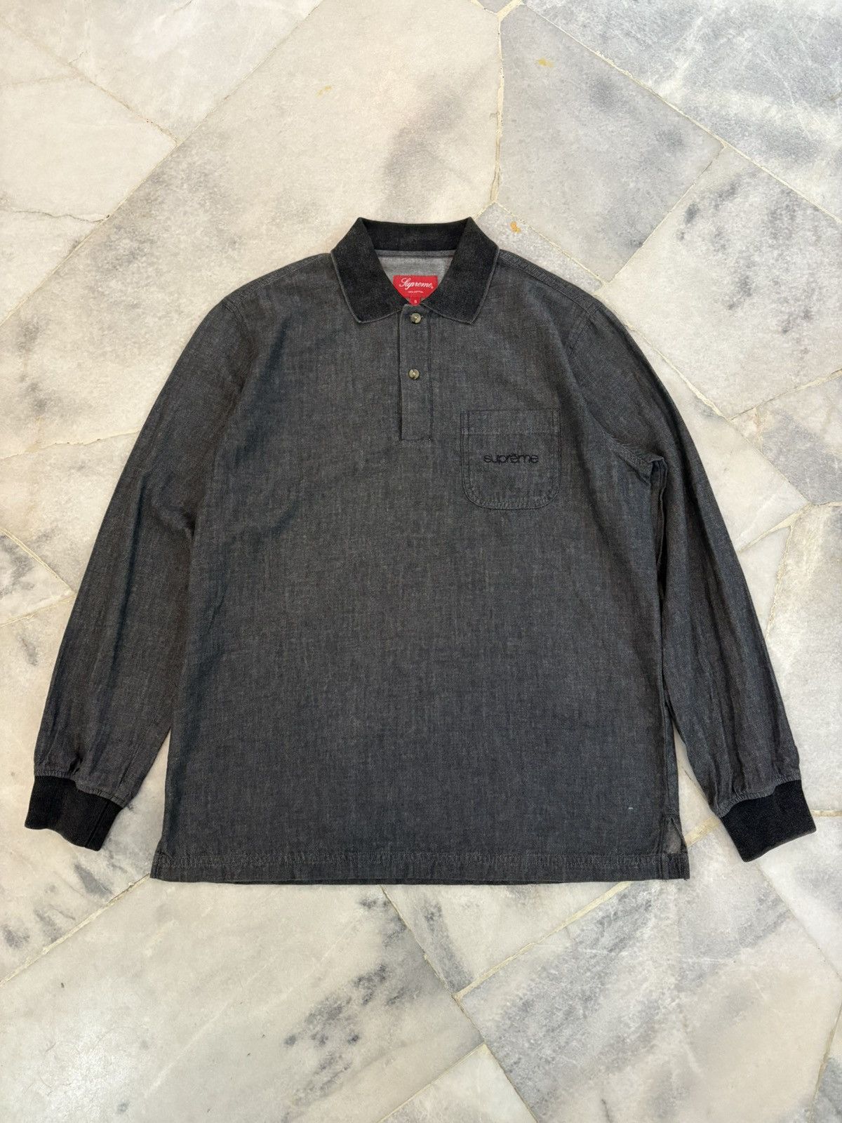 Supreme Supreme embrodered Long Sleeve Polo Shirt Size US M / EU 48-50 / 2 - 4 Thumbnail