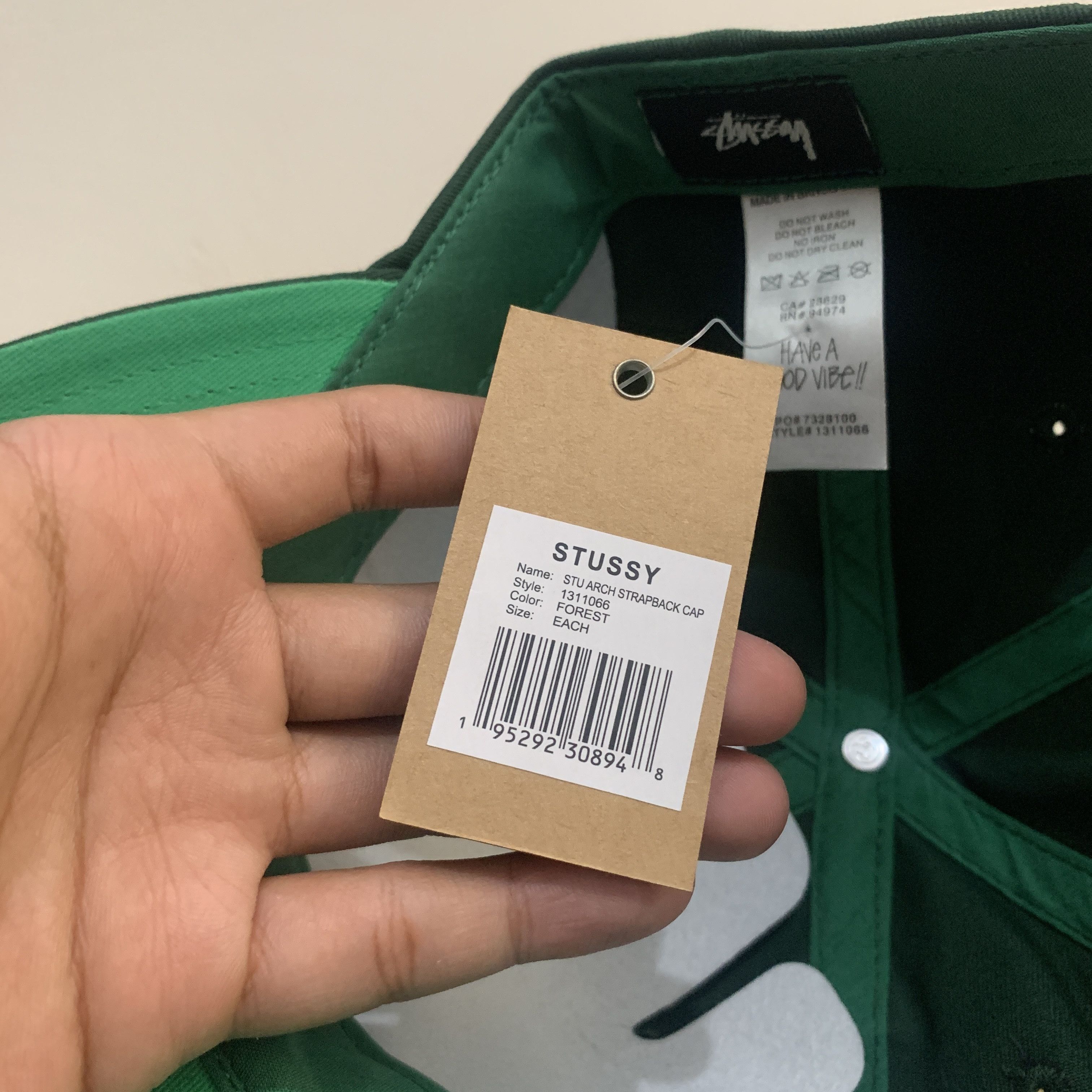 Stussy Stussy stu arch strapback cap Size ONE SIZE - 5 Thumbnail