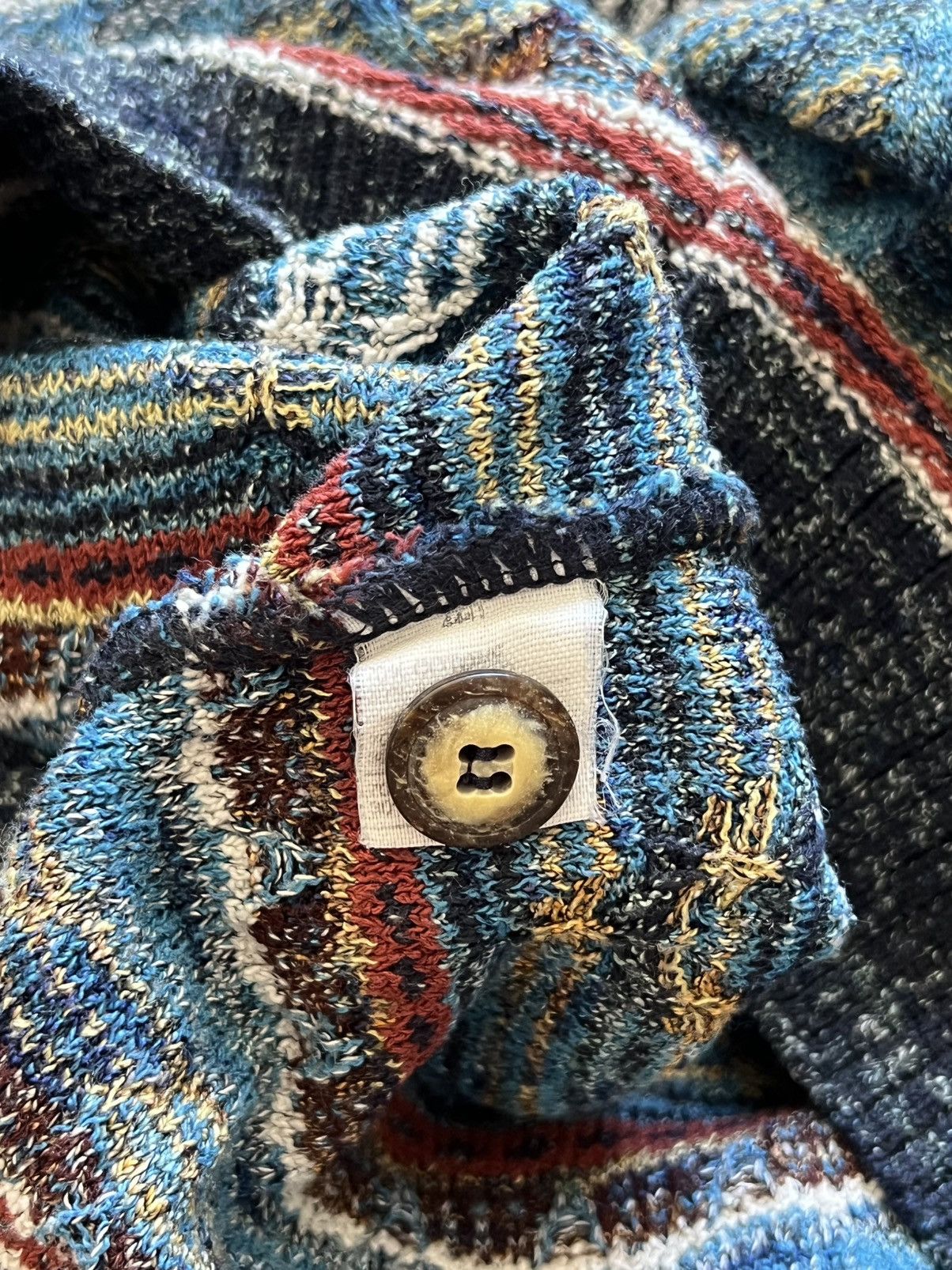 Vintage Lessitore Knit Cardigan (Made in Italy) Size US L / EU 52-54 / 3 - 6 Thumbnail