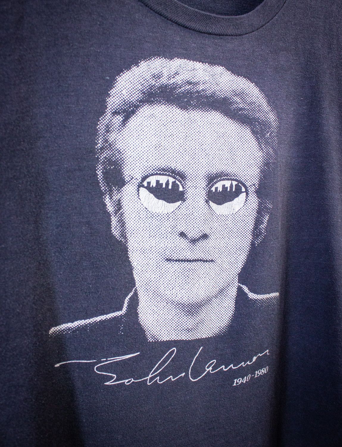 Band Tees × Vintage Vintage John Lennon Tribute T Shirt 80s Size US M / EU 48-50 / 2 - 2 Thumbnail