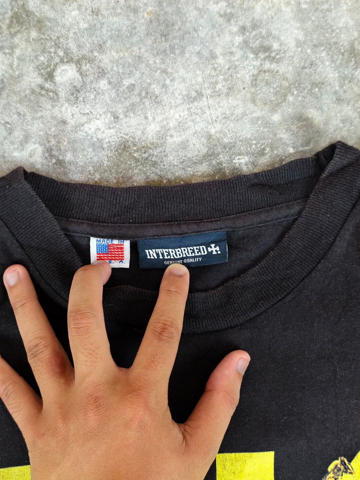 Vintage Interbreed Polo Made In USA T-Shirt Size US L / EU 52-54 / 3 - 5 Thumbnail