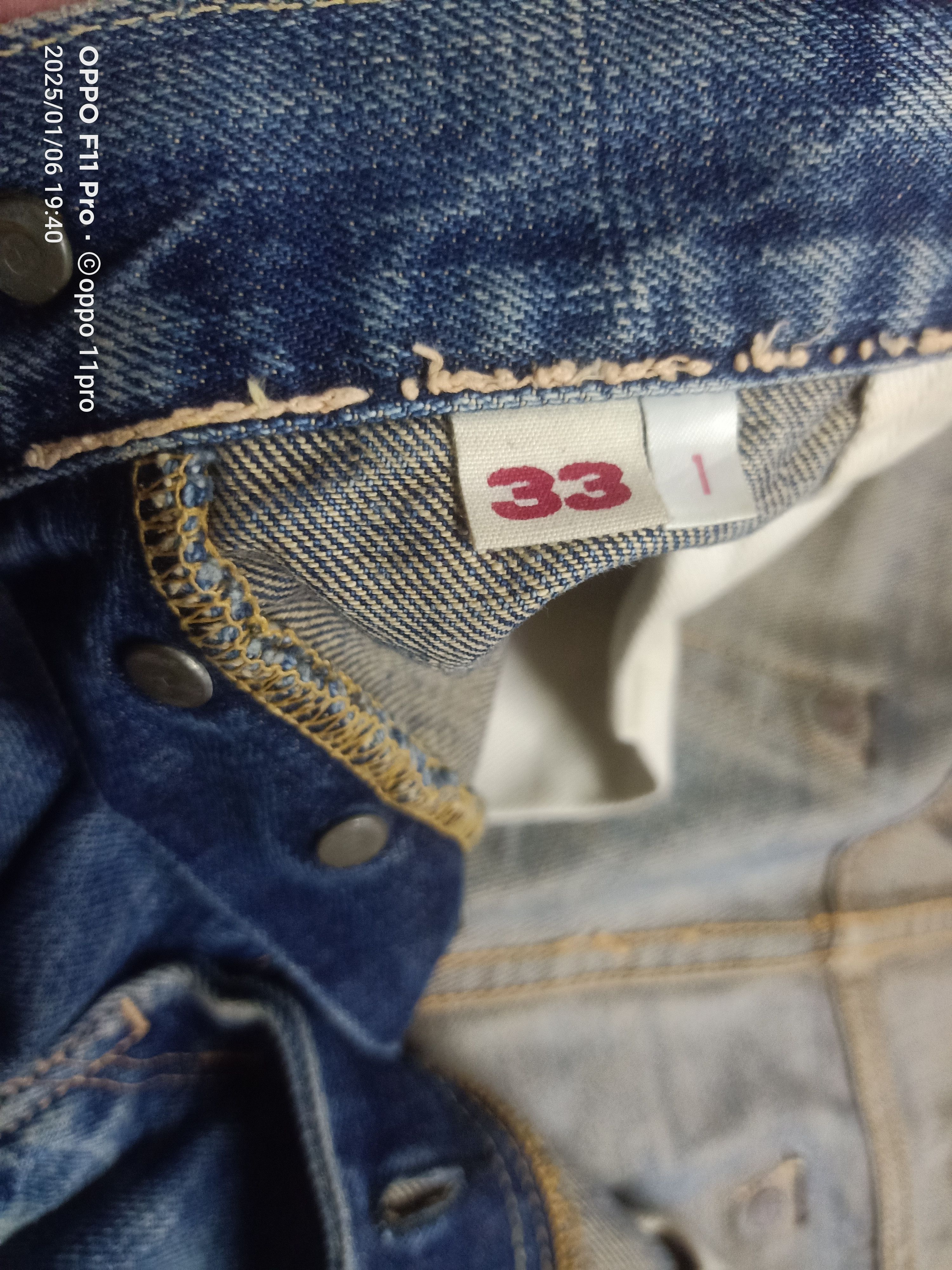 Blue Blue Japan × Japanese Brand 90s HR Market Denim Selvedge Short PAnts Size US 34 / EU 50 - 8 Thumbnail