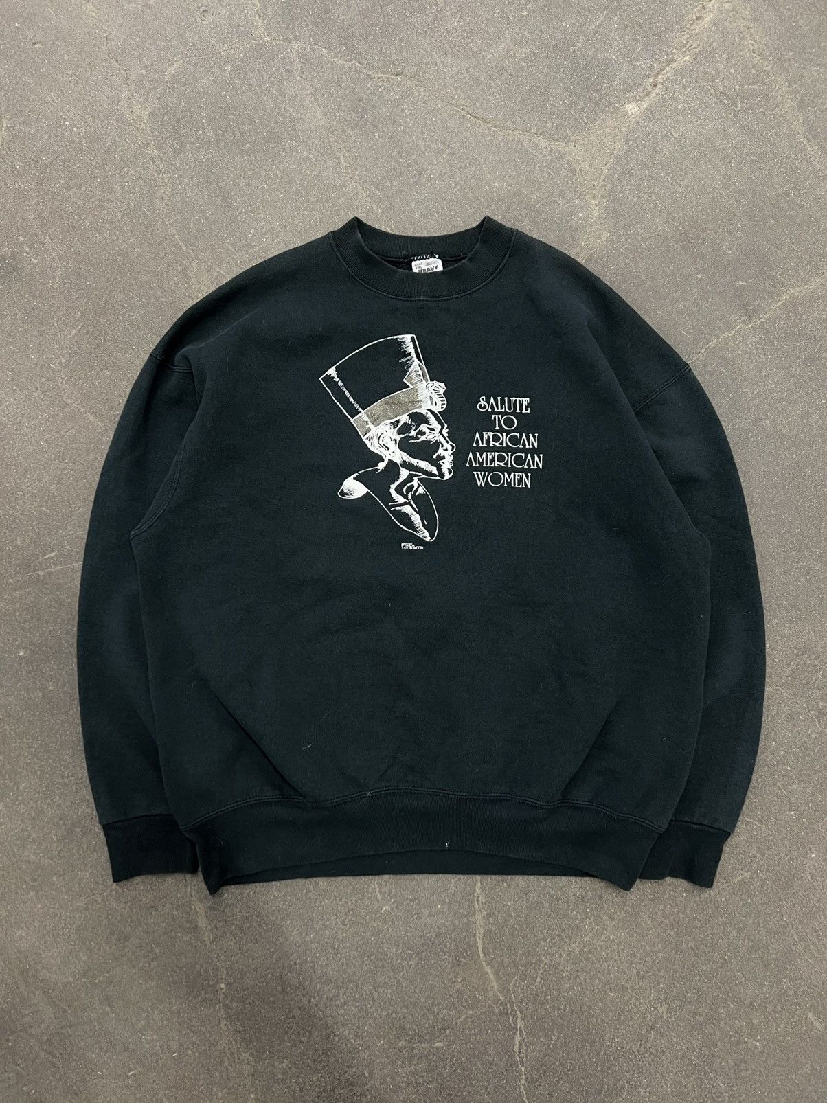 Fruit Of The Loom × Vintage VTG 1990’s Salute to African American Women Crewneck Size US XL / EU 56 / 4 - 1 Thumbnail
