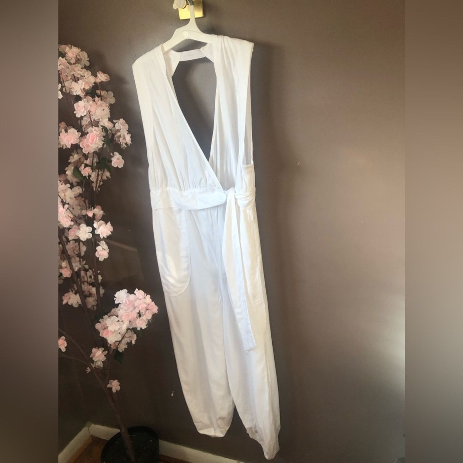 Free People White romper jumper one piece set Size 25" / US 0 / IT 36 - 6 Thumbnail