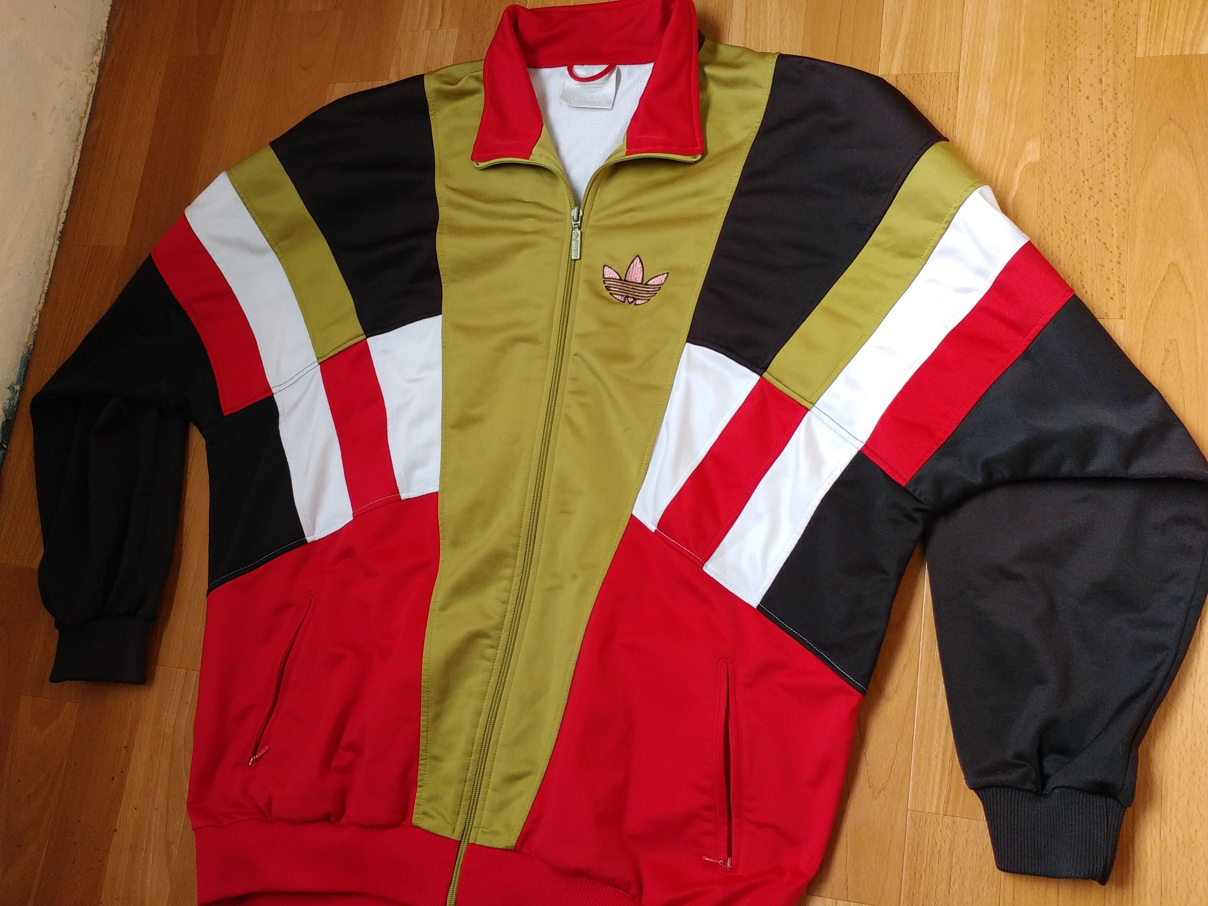 Adidas × Vintage ADIDAS jacket, vintage Adidas Team 90s hip hop 1990s size L Size US L / EU 52-54 / 3 - 9 Thumbnail