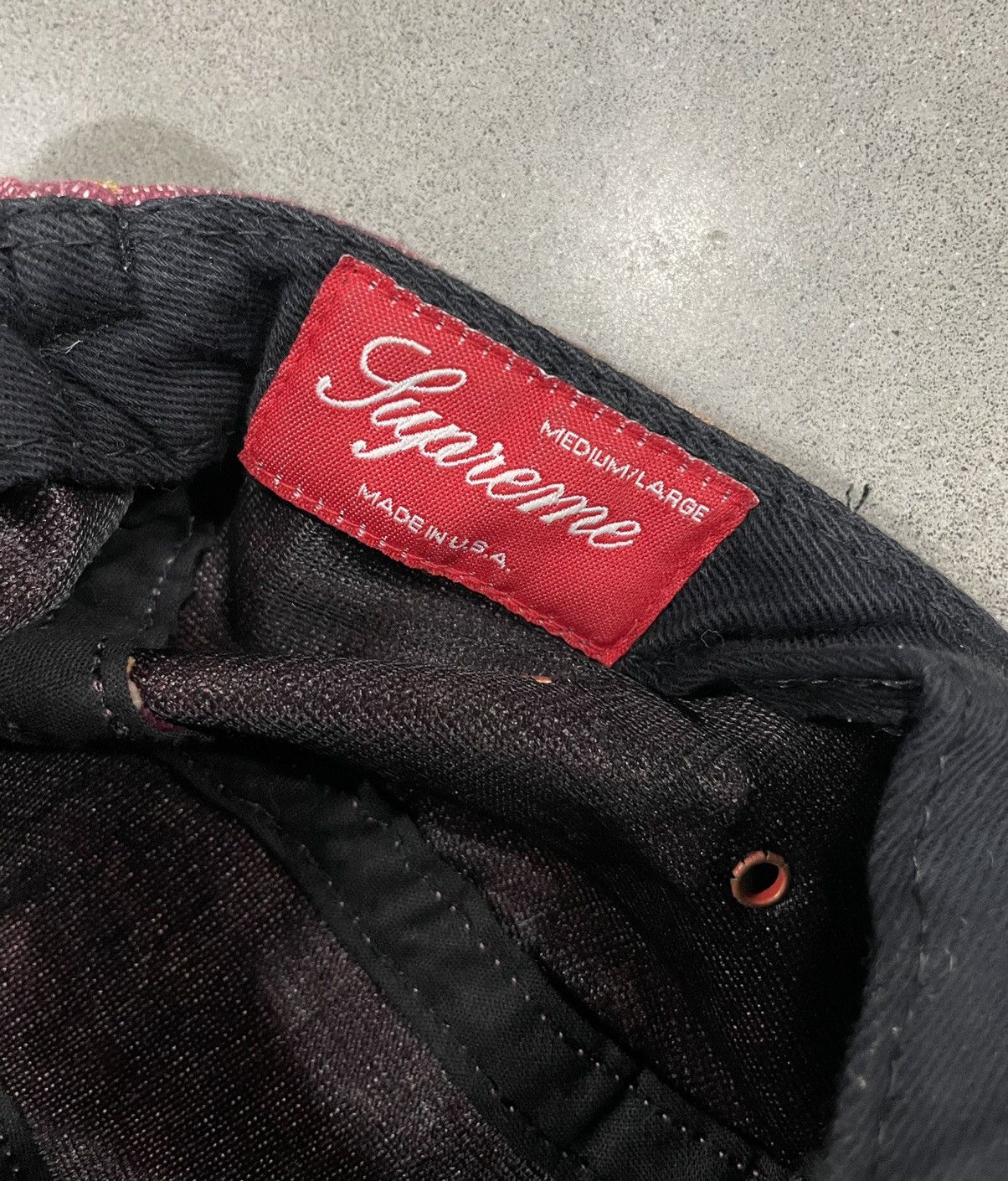 Supreme RARE: S/S 2016 Supreme Nepal Woven Fitted Camp Cap "Red" Size ONE SIZE - 6 Thumbnail