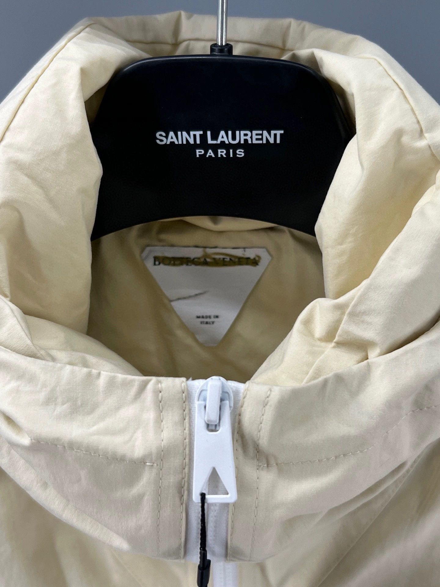 bottega veneta men's beige down jacket
