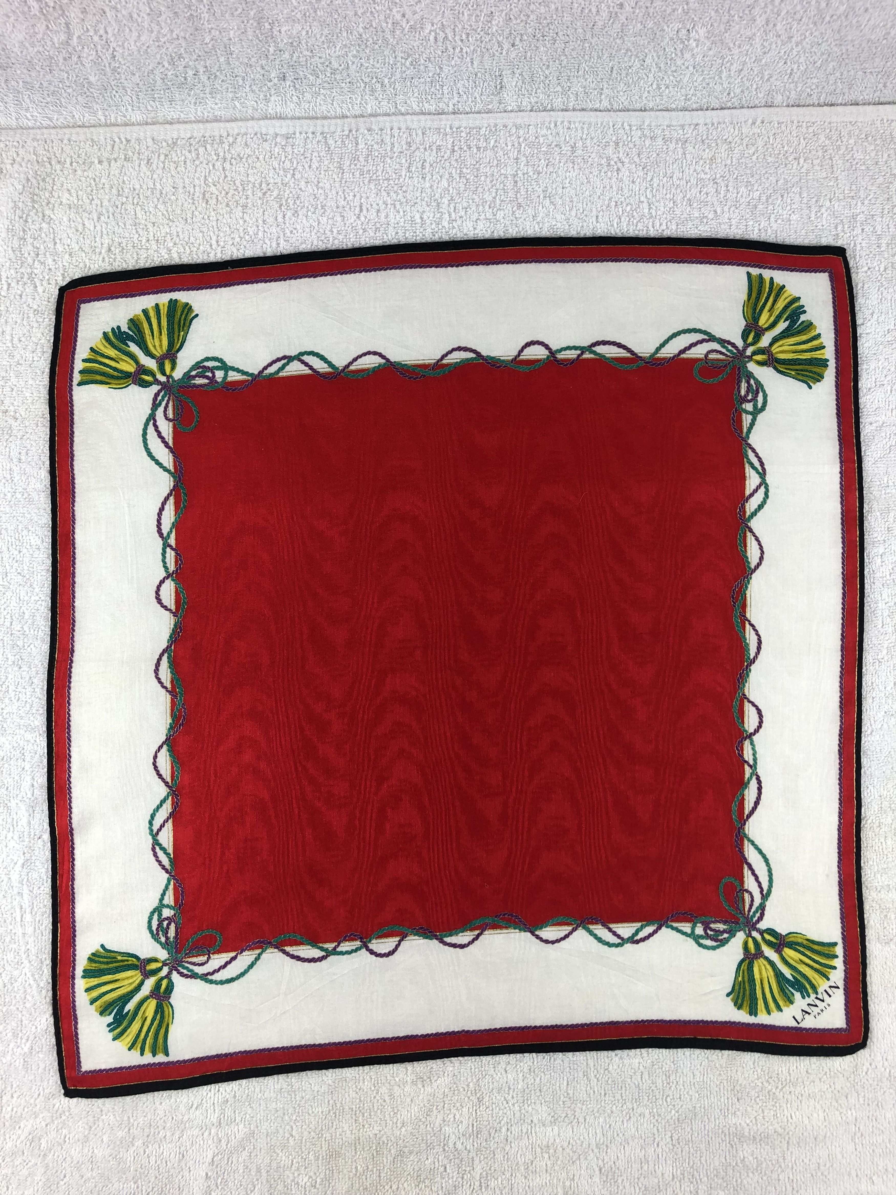 Lanvin × Vintage Lanvin Handkerchief / Bandana / Neckerchief Size ONE SIZE - 3 Thumbnail