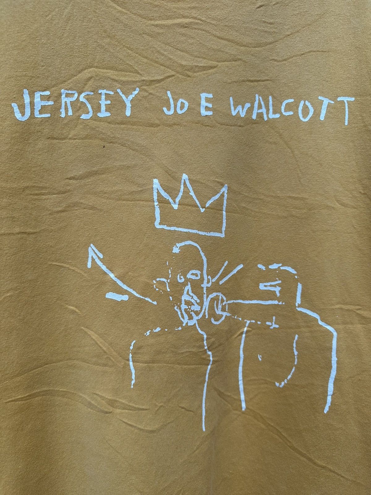 Jean-Michel Basquiat Vintage Jean Michel Basquiat Jersey Joe Walcott Tee Size US XL / EU 56 / 4 - 3 Thumbnail