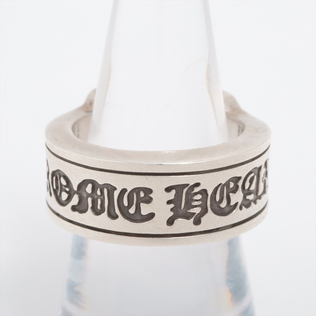 image of Chrome Hearts Scroll Ring in Silver, Men's