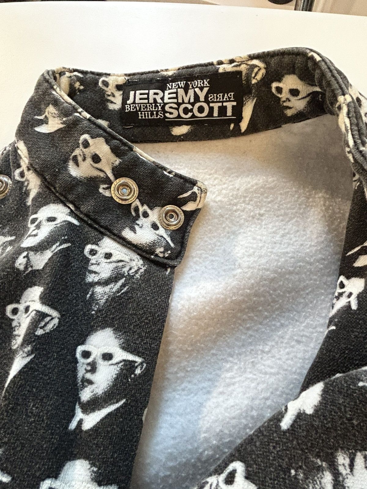 Jeremy Scott Jeremy Scott Archive 2000s All-Over Print Zip Jacket Rare Size M / US 6-8 / IT 42-44 - 4 Thumbnail