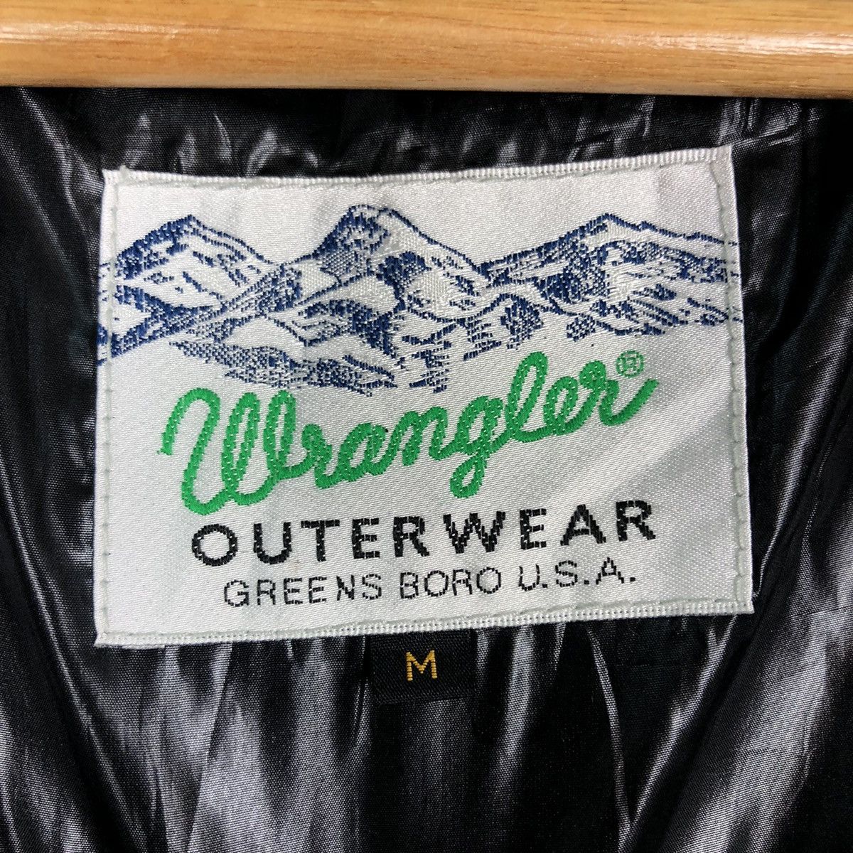 Japanese Brand 🔥Vintage Biker Jacket Wrangler Greens Boro Usa Light Puffer Size US M / EU 48-50 / 2 - 17 Thumbnail