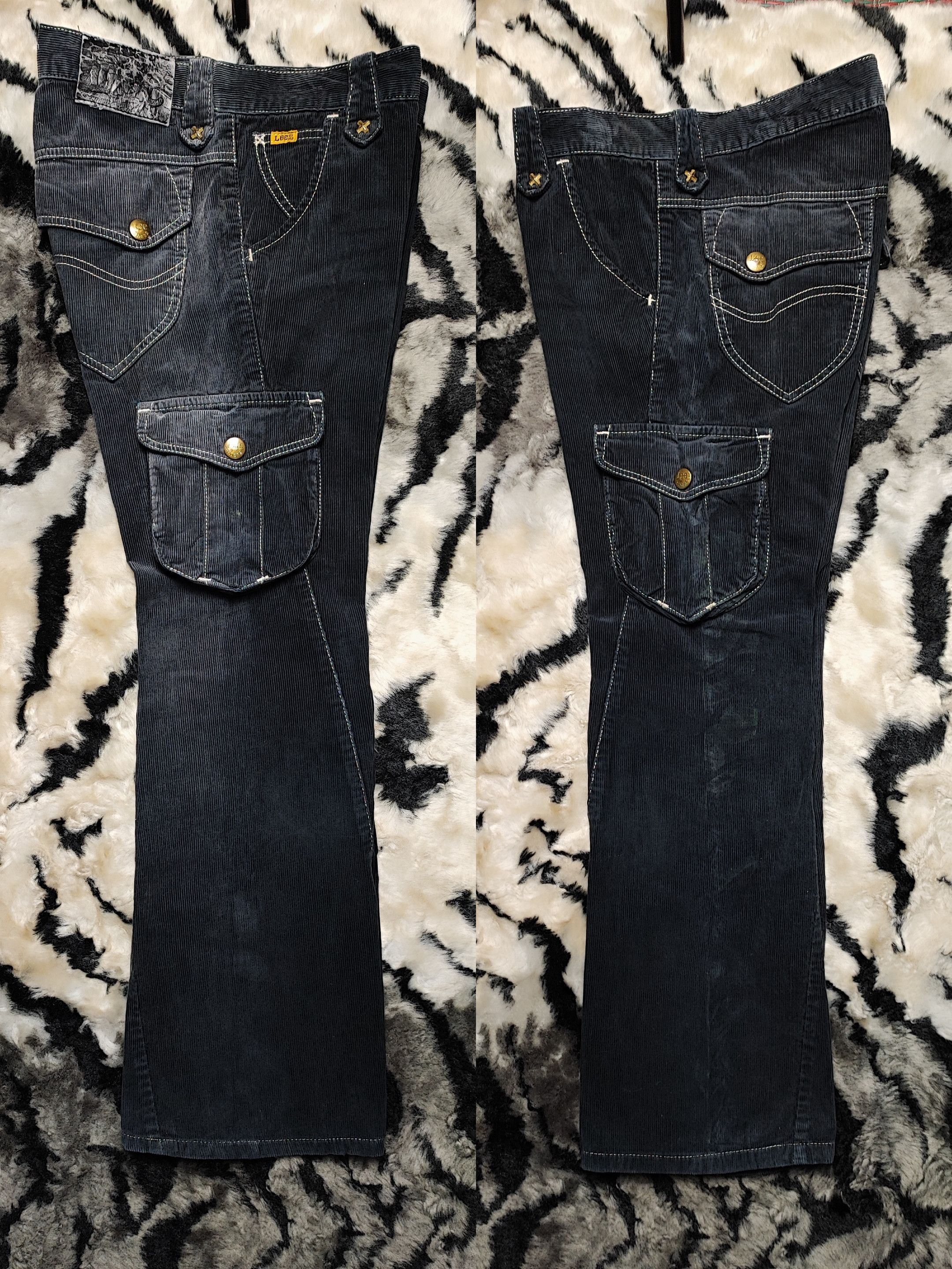 Lee Lee Bootcut Cargo Corduroy Size US 32 / EU 48 - 13 Thumbnail