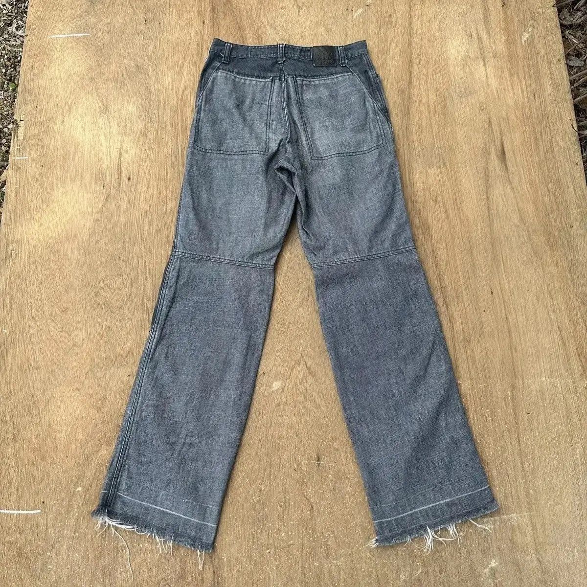 Marithe + Francois Girbaud UNIQUE‼️MARITHE FRANCOIS GIRBAUD JEAN SELVEDGE PATHWORK RARE Size US 26 / EU 42 - 13 Thumbnail
