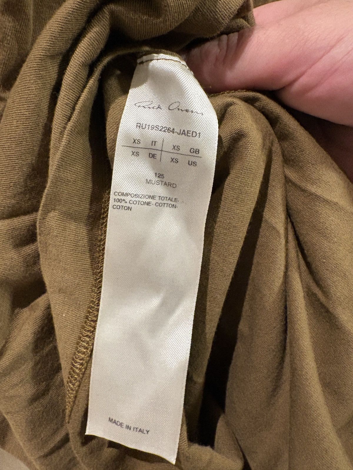 Rick Owens Rick owens SS19 Babel Level Tee Size US XS / EU 42 / 0 - 3 Thumbnail