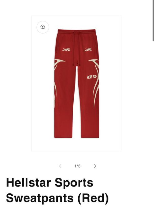 Hellstar Sweatpants Red