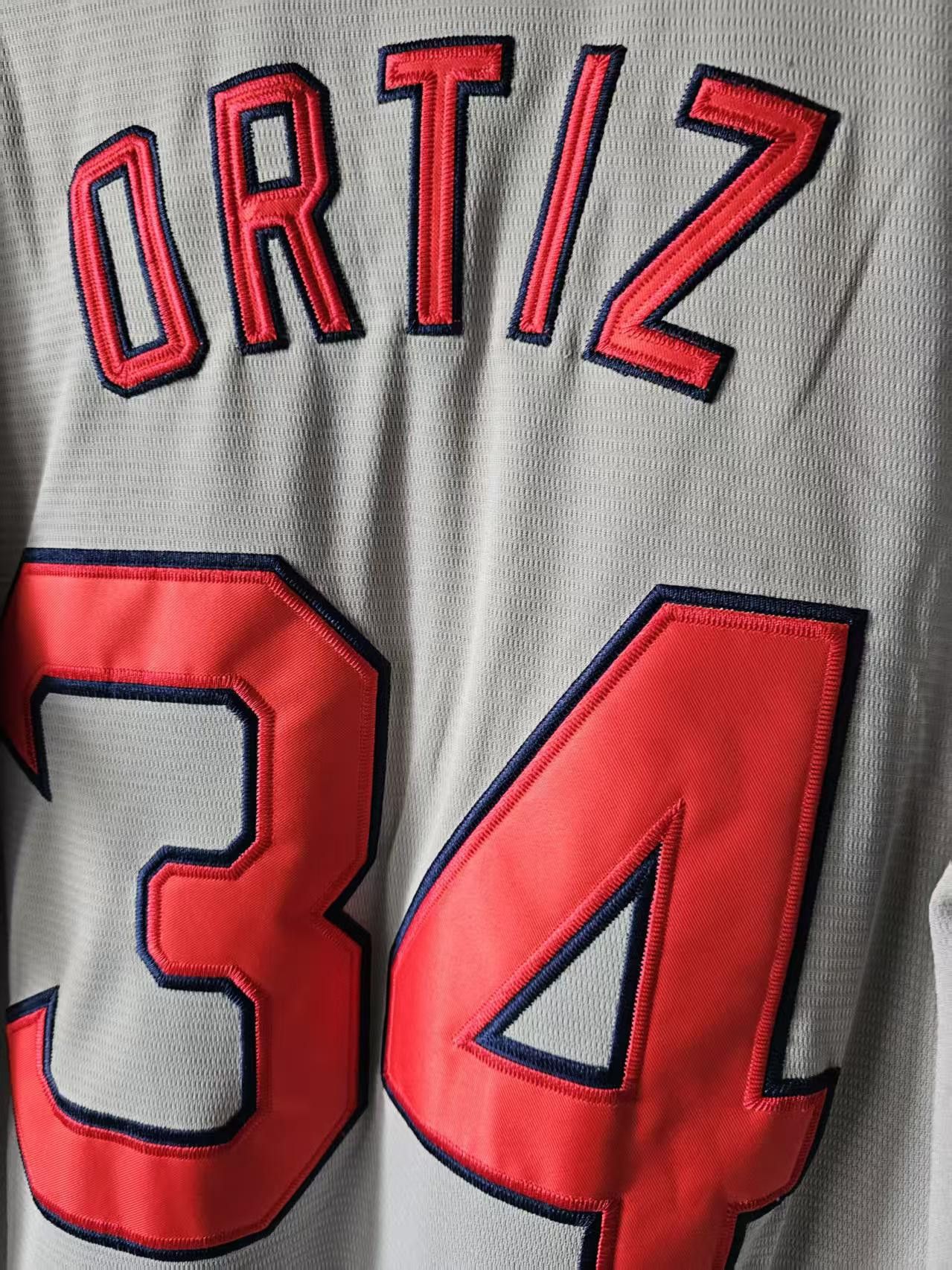 MLB Boston Red Sox 34 David Ortiz Jersey Gray Size US L / EU 52-54 / 3 - 3 Thumbnail