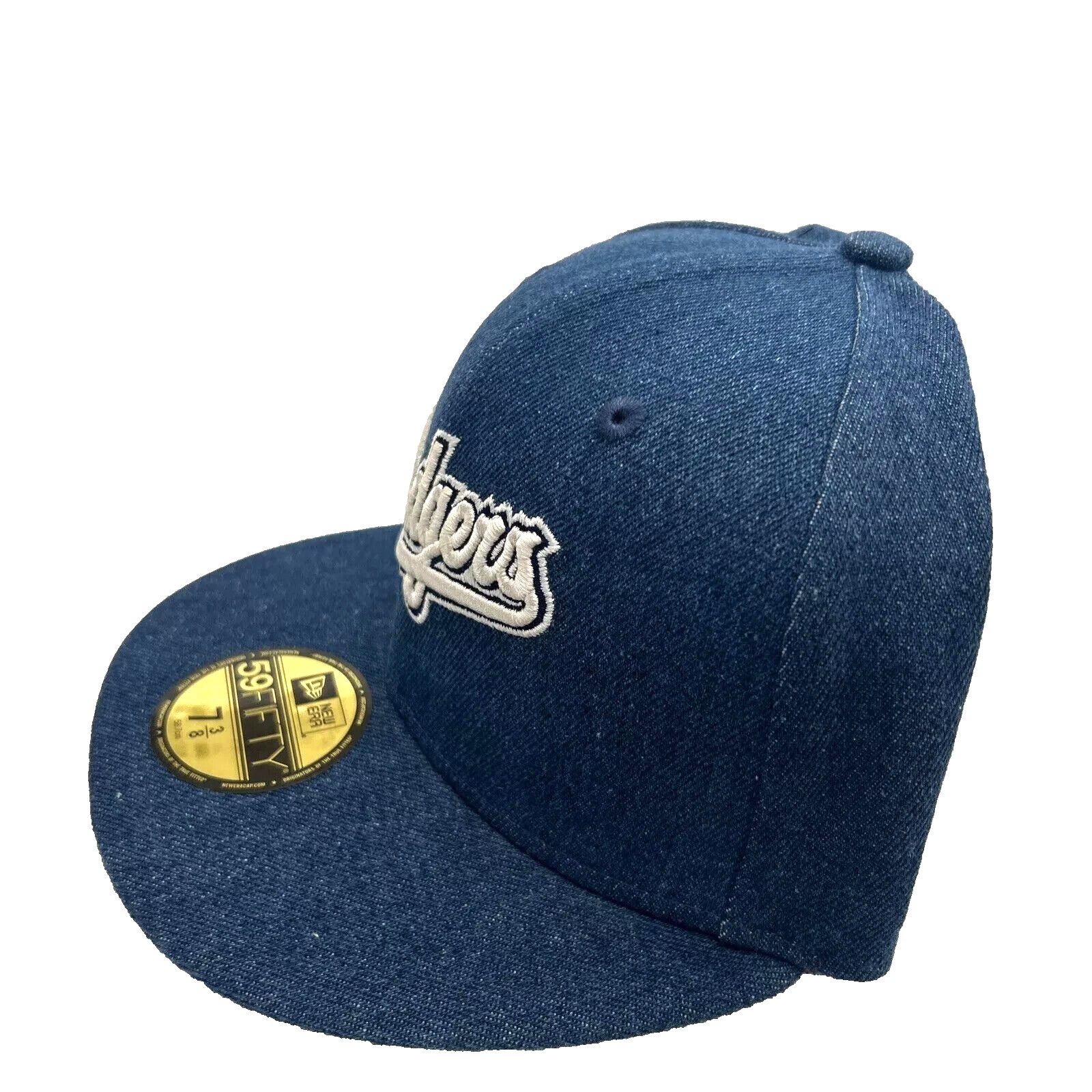 New Era Los Angeles Dodgers Denim '80 All Star New Era 7 1/2 MLB Hat Size ONE SIZE - 6 Thumbnail