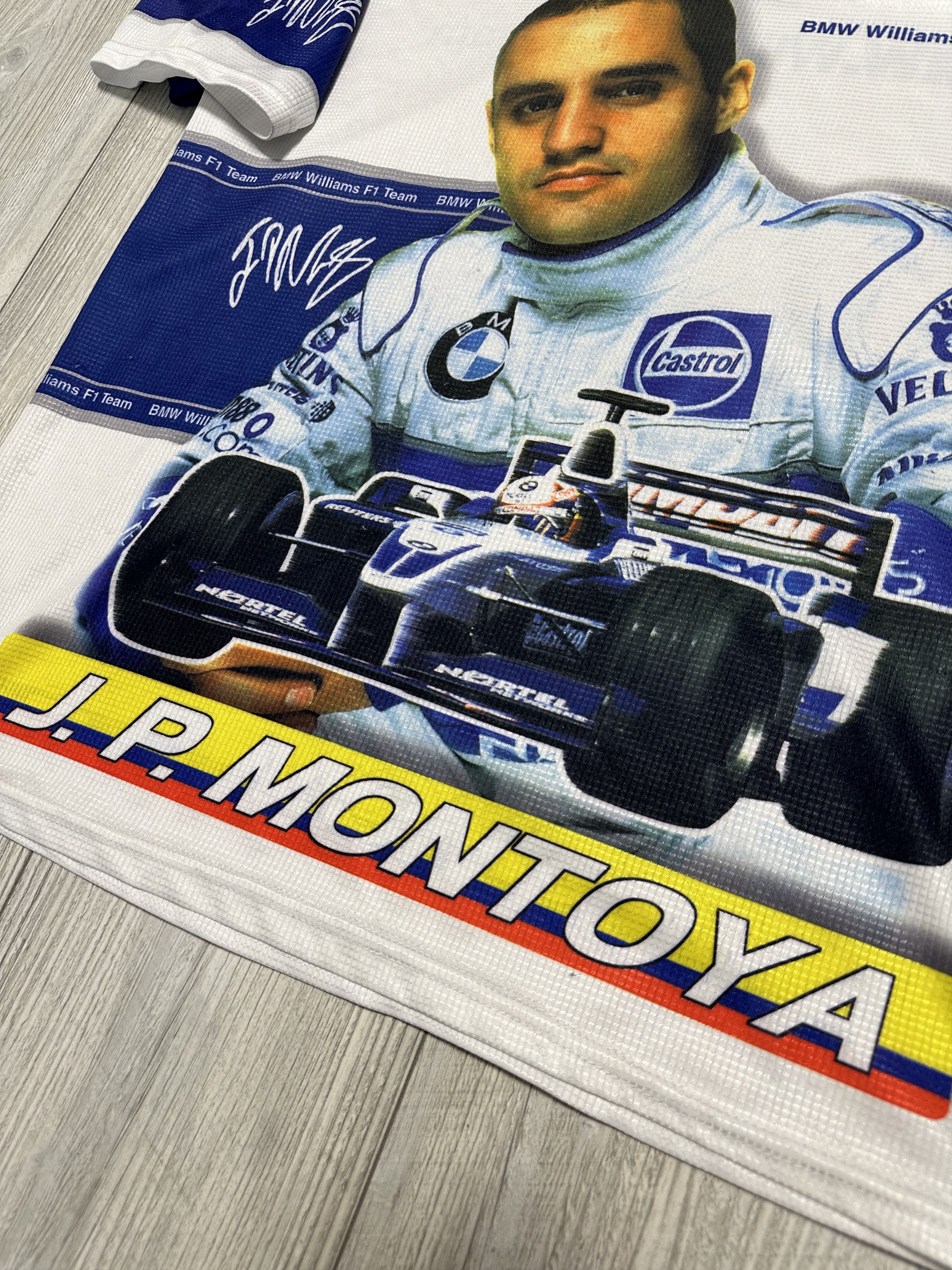 Formula 1 Vintage BMW Williams F1 Team Montoya Formula 1 Jersey Size US XL / EU 56 / 4 - 3 Thumbnail