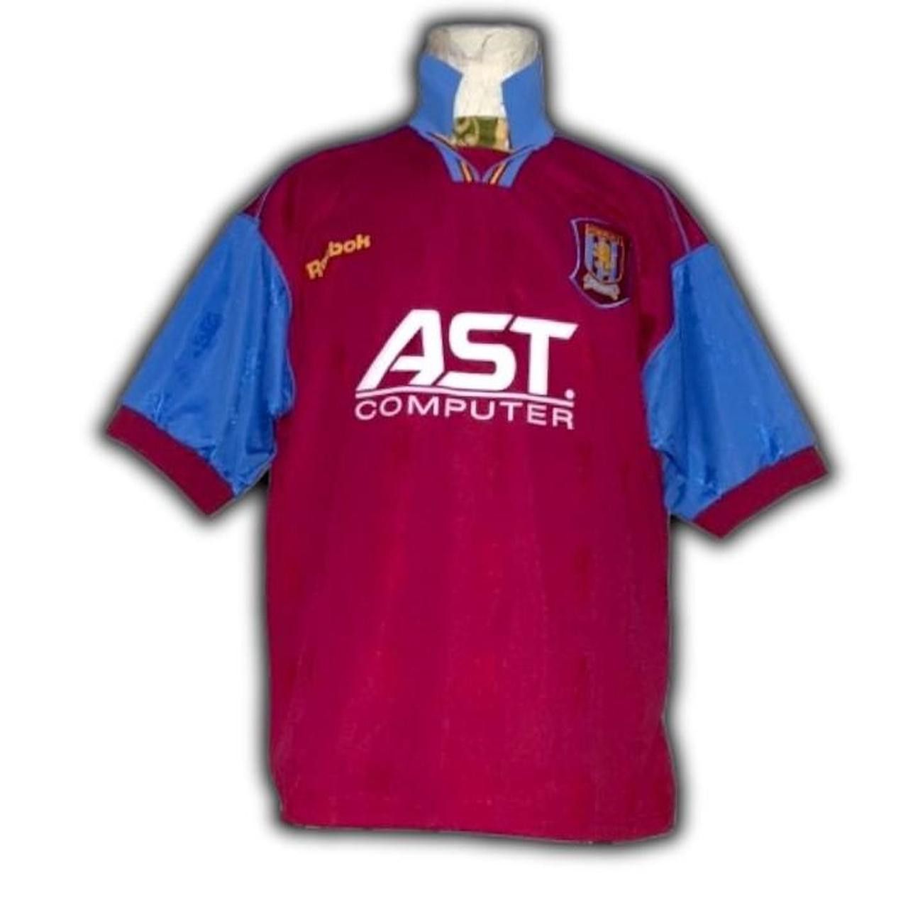 Reebok Aston Villa 1995 1995 1996 Home shirt jersey trikot Maglia Size US L / EU 52-54 / 3 - 3 Thumbnail