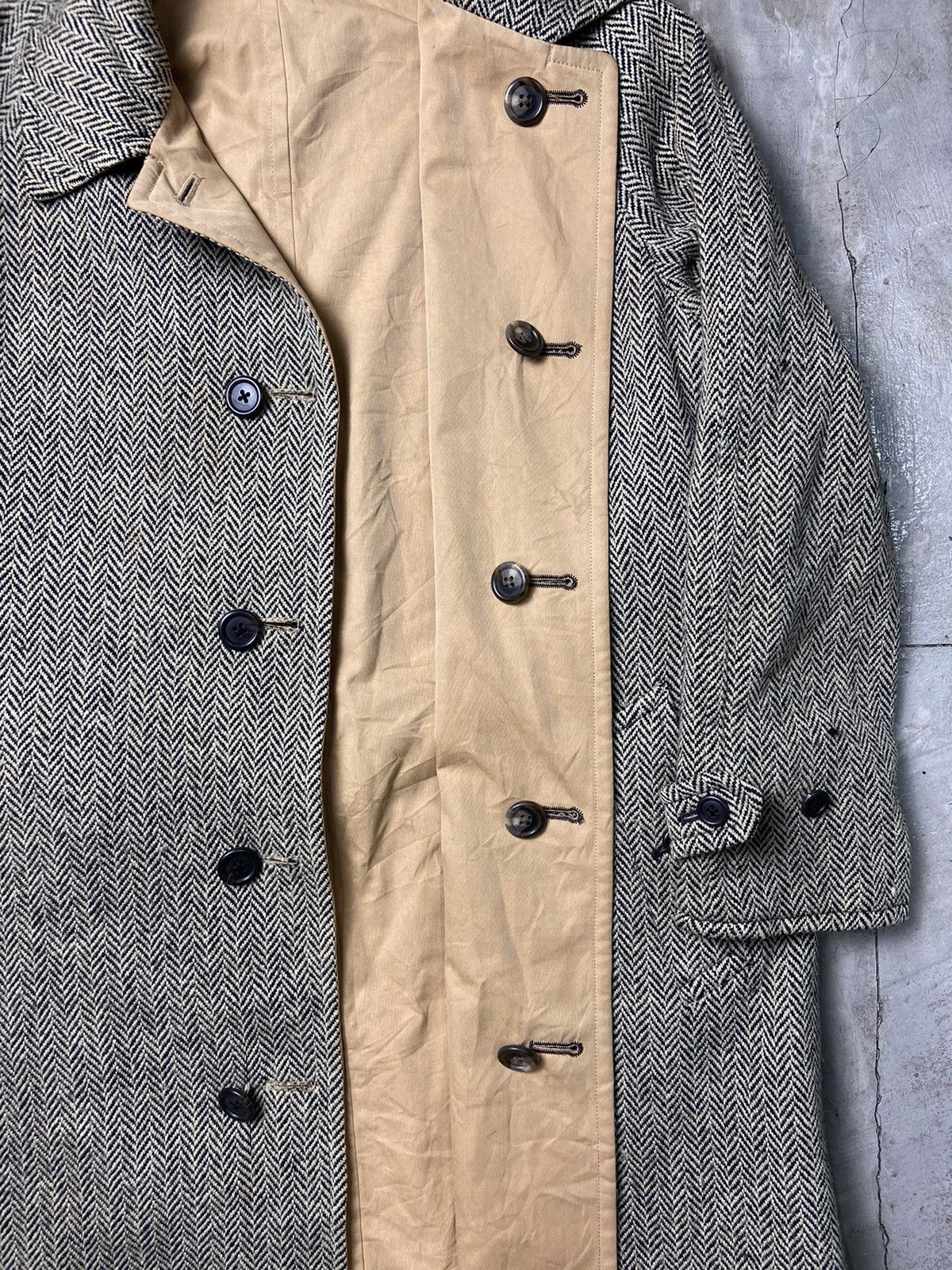 Ralph Lauren Ralph Lauren Herringbone Wool TweedTailored Reversible Coat Size M / US 6-8 / IT 42-44 - 6 Thumbnail