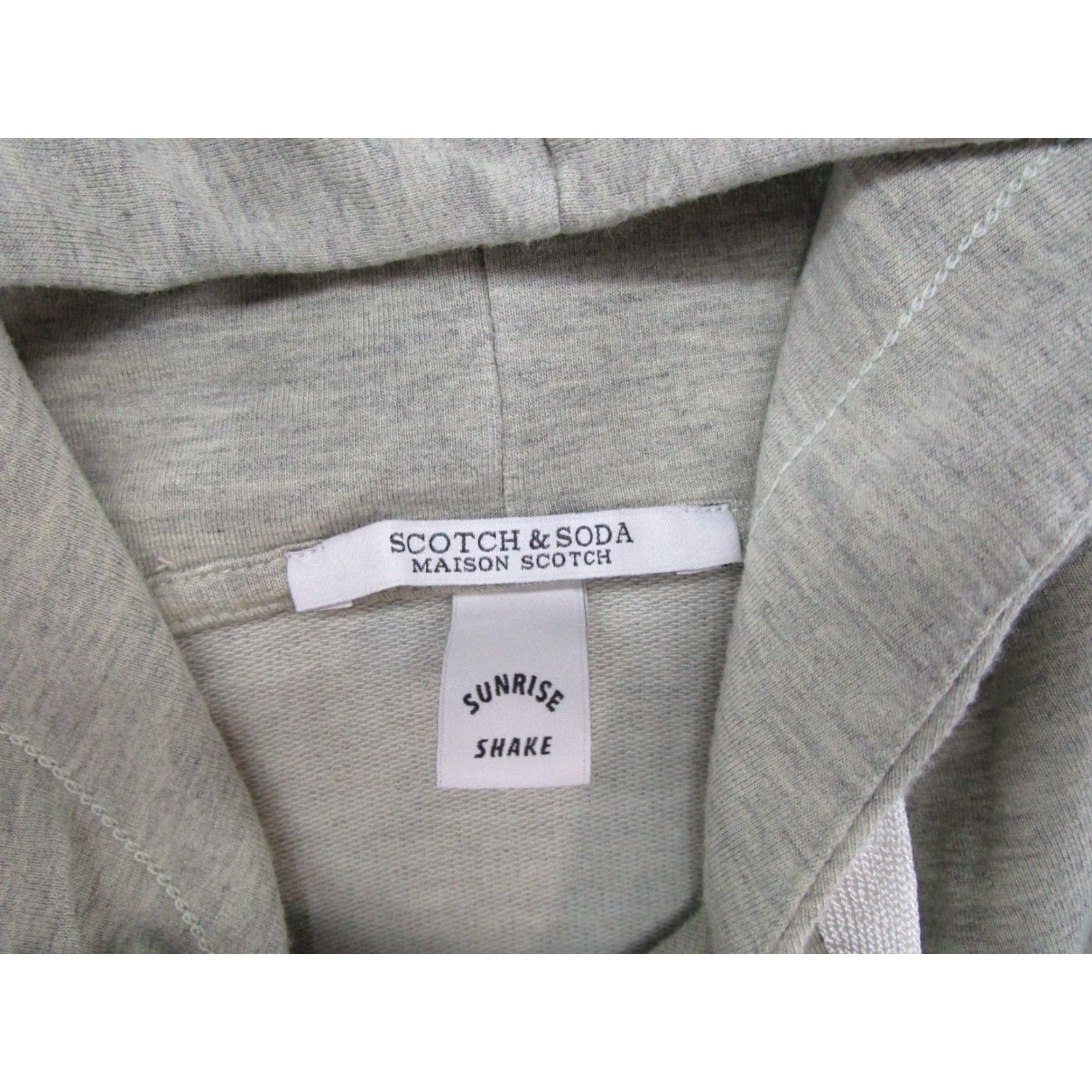 Scotch & Soda Scotch & Soda Madison Scotch Sunrise Shake Green Cropped Oversized Hoodie Women XS Pullover Activewear Size XS / US 0-2 / IT 36-38 - 3 Thumbnail
