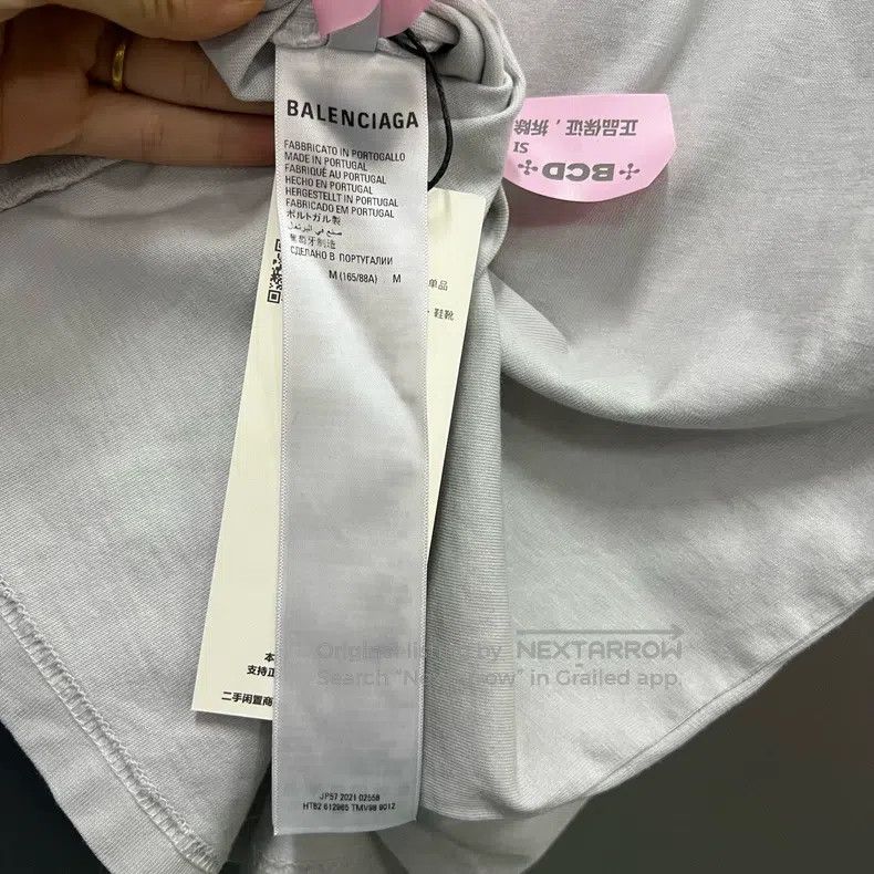 Balenciaga Balenciaga Crown Wheat Printed Logo Short Sleeve Size US M / EU 48-50 / 2 - 4 Thumbnail