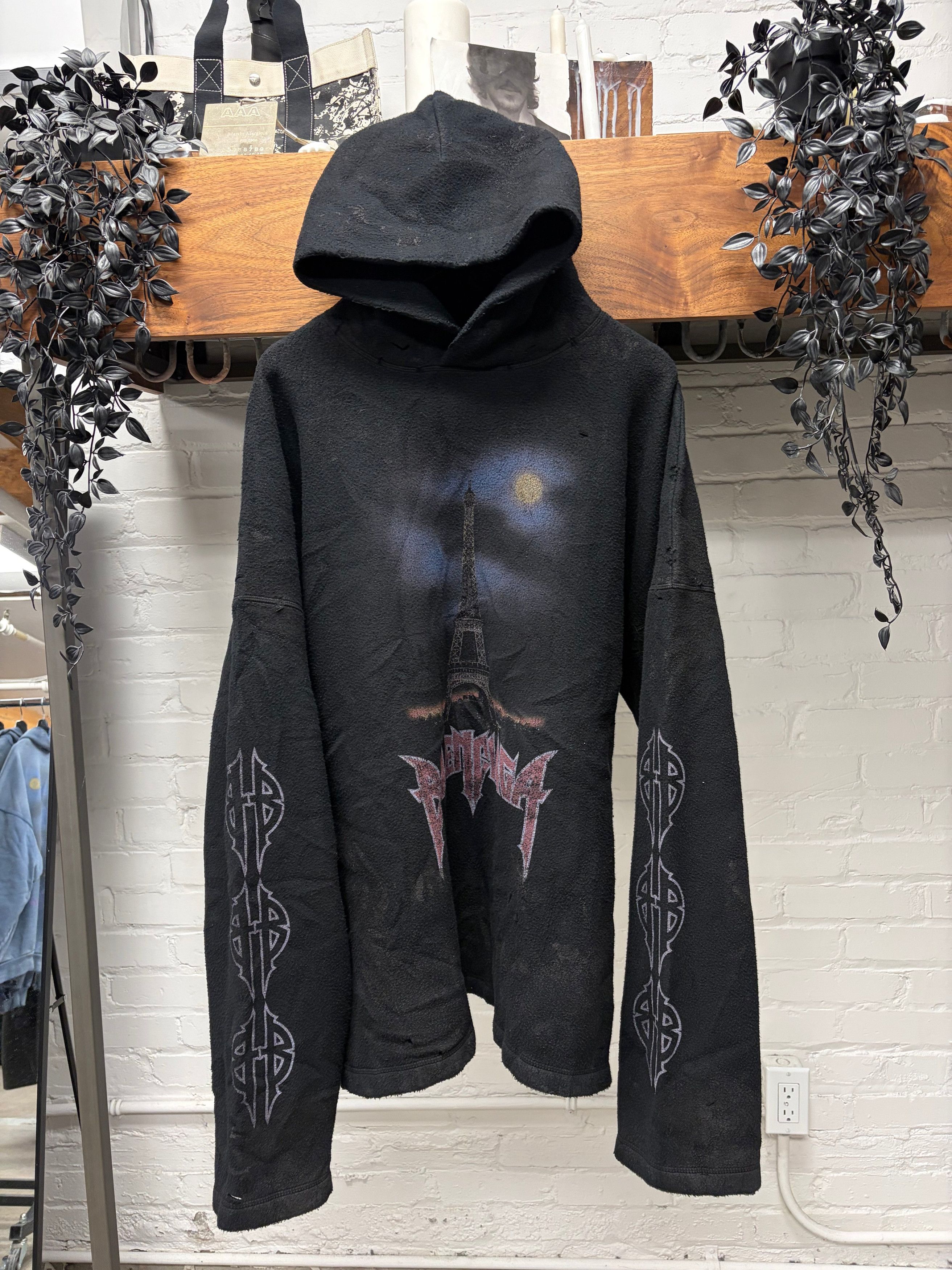 Balenciaga Balenciaga Heavy Metal Hoodie | Grailed