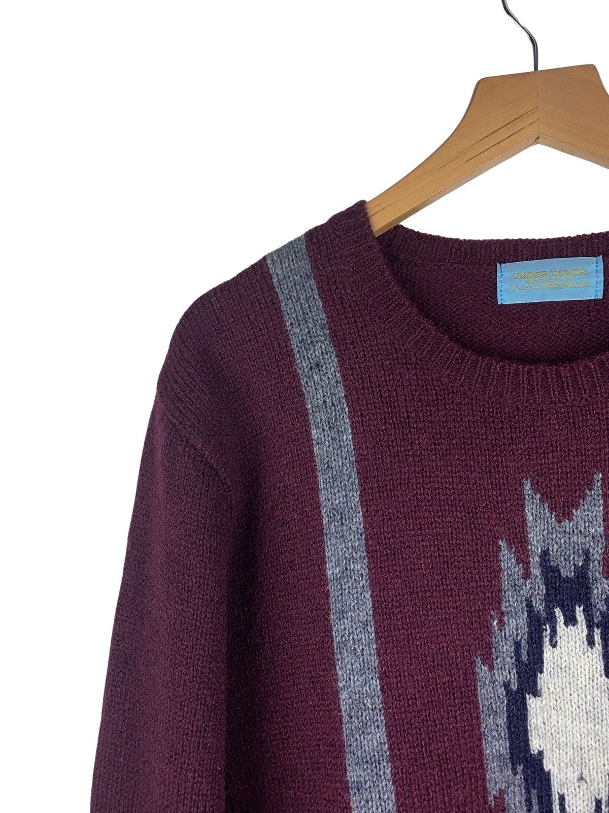 Undercover AW97 Wool Knit Sweater Size US L / EU 52-54 / 3 - 4 Thumbnail