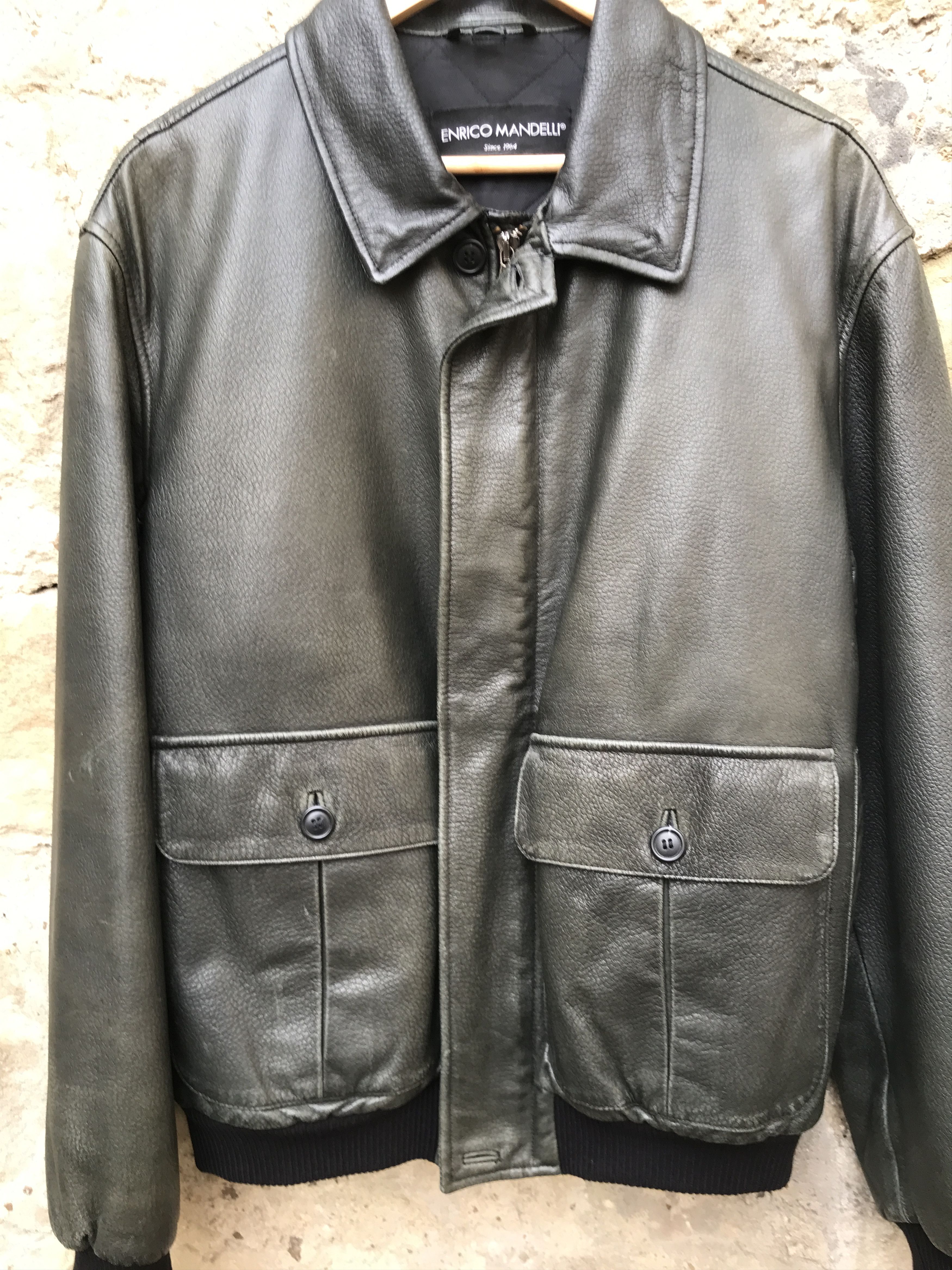 Mandelli Vintage 80s Enrico Mandelli Luxury Deerskin Leather Jacket Size US XL / EU 56 / 4 - 5 Thumbnail