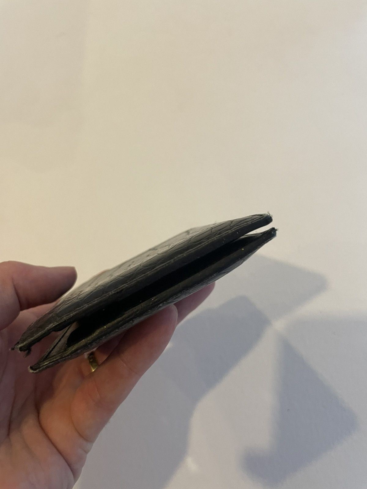 Tom Ford Tom Ford Black Genuine Alligator Wallet Size ONE SIZE - 10 Thumbnail