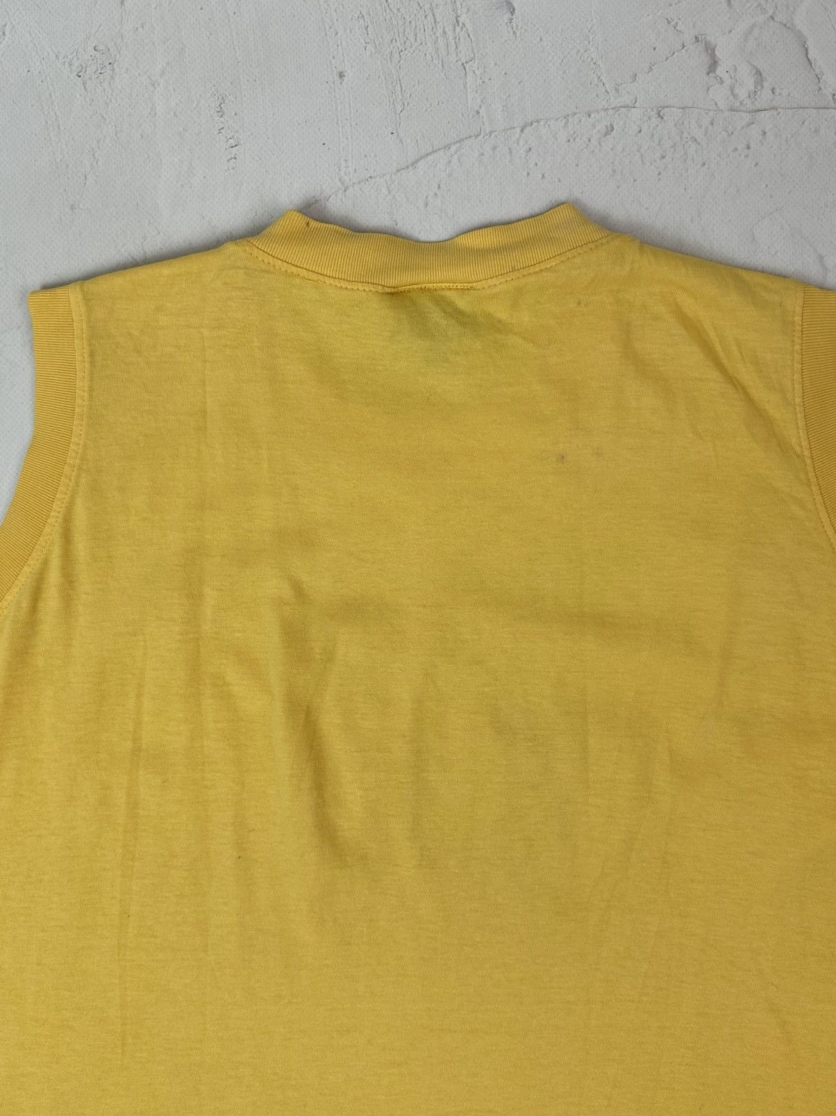 If Six Was Nine Vintage Printed Yellow Top Size S / US 4 / IT 40 - 6 Thumbnail